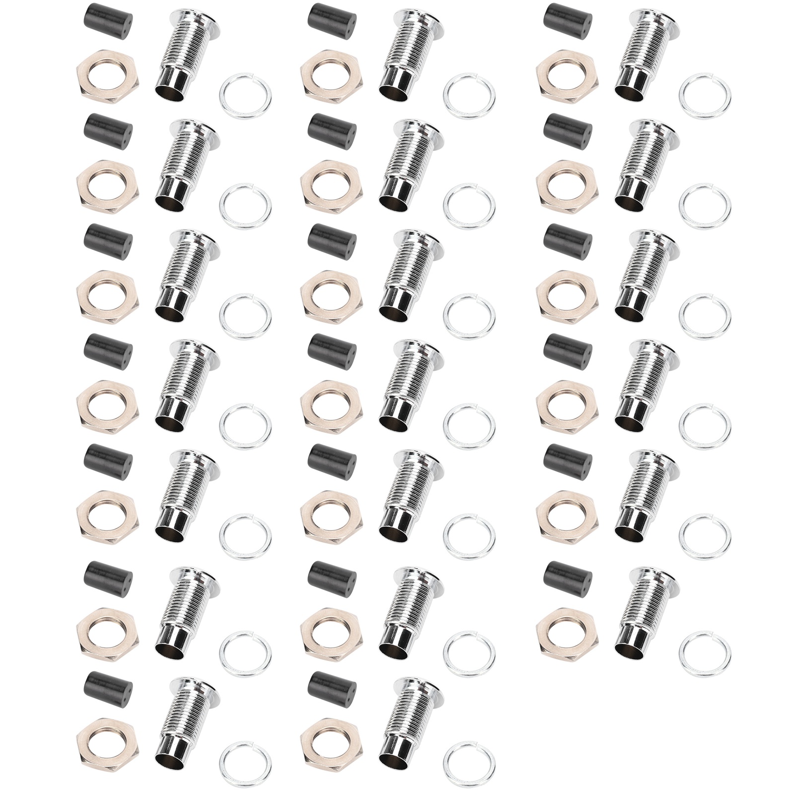 20 Stück Led-frontmontage-leuchtdioden Mit Flachem Messingsockel, 5 Mm, Für Industrielle Automatisierung