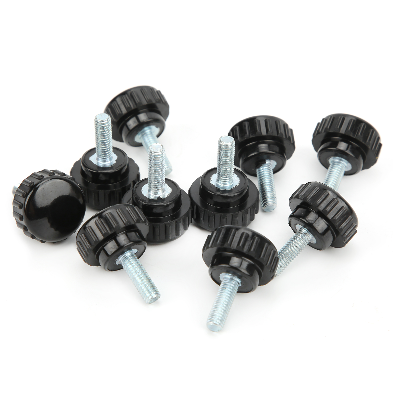10 Stück M5x20x15 Schraubklemmknöpfe, Rechtsgewinde-befestigungsgriffe, Schwarzer Phenolharz-kunststoff, 20 Mm X 15 Mm, Für Industriemaschinen Und -geräte