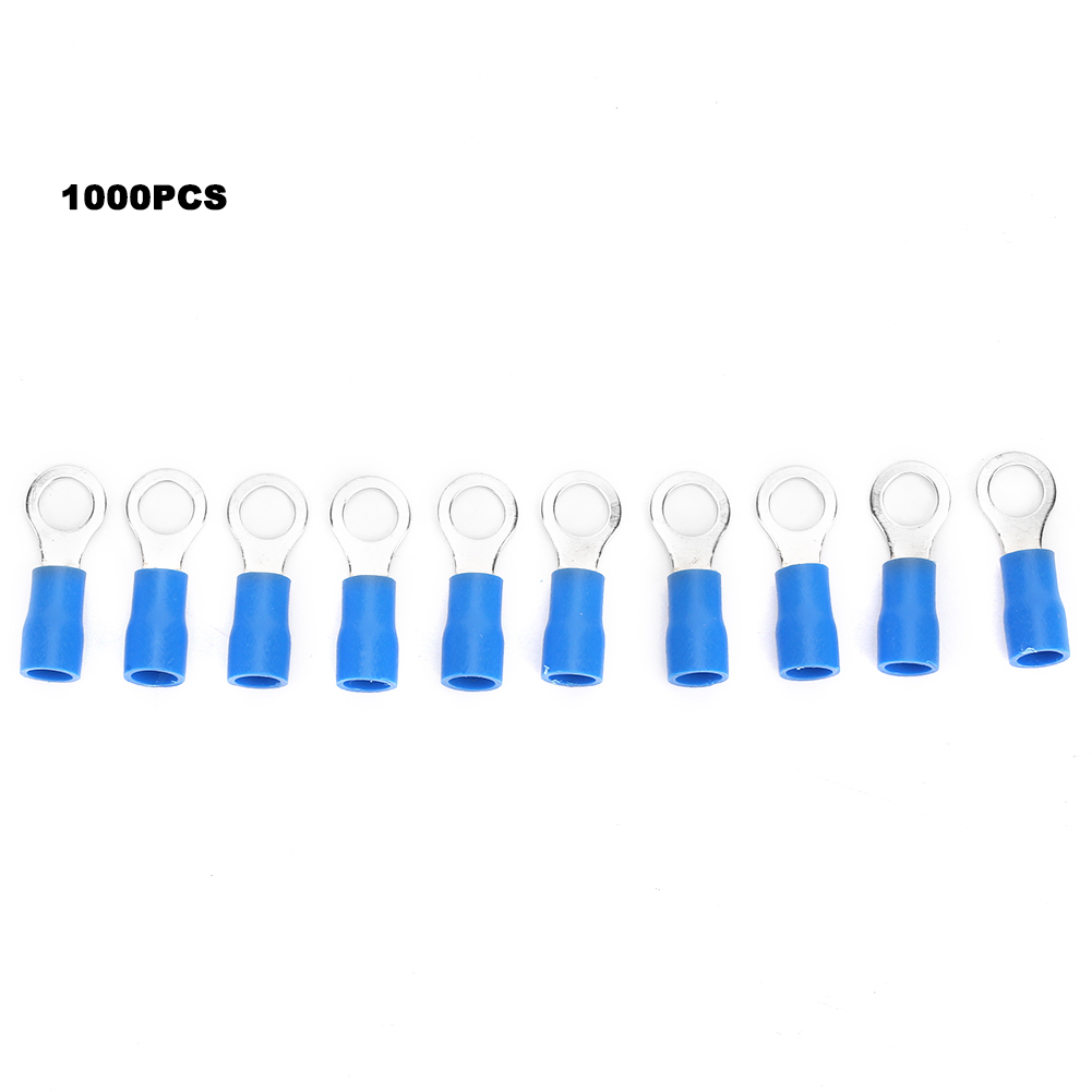 Packung Mit 1000 Isolierten Messing-crimphülsen O Rv2-5 Für Elektrische Verbindungen