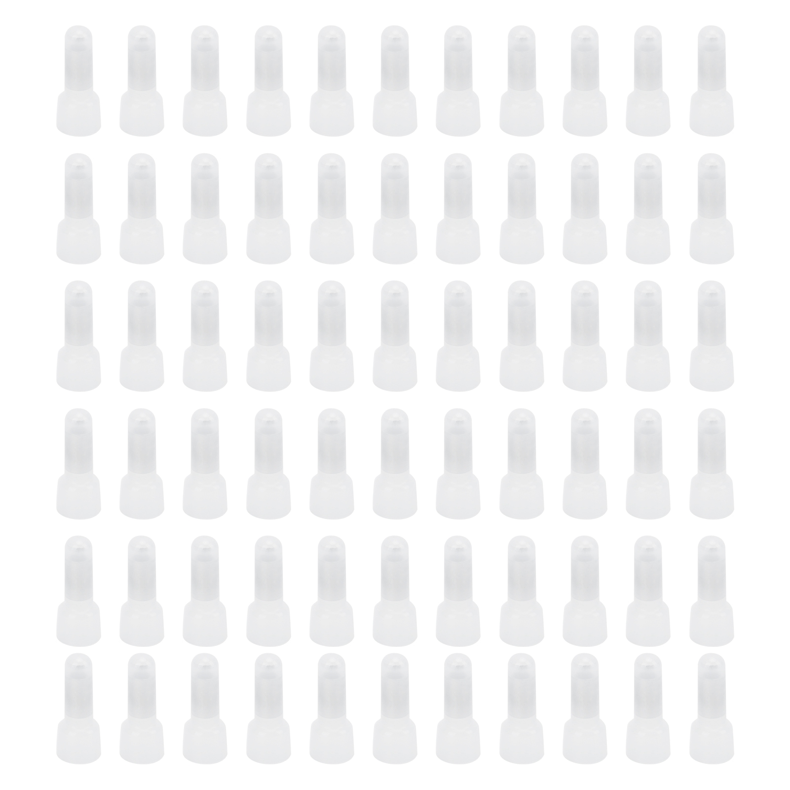 1000 Stück Transparente, Geschlossene Nylon-crimpkabelschuhe Für Elektrische Kabel, Ce2-konform