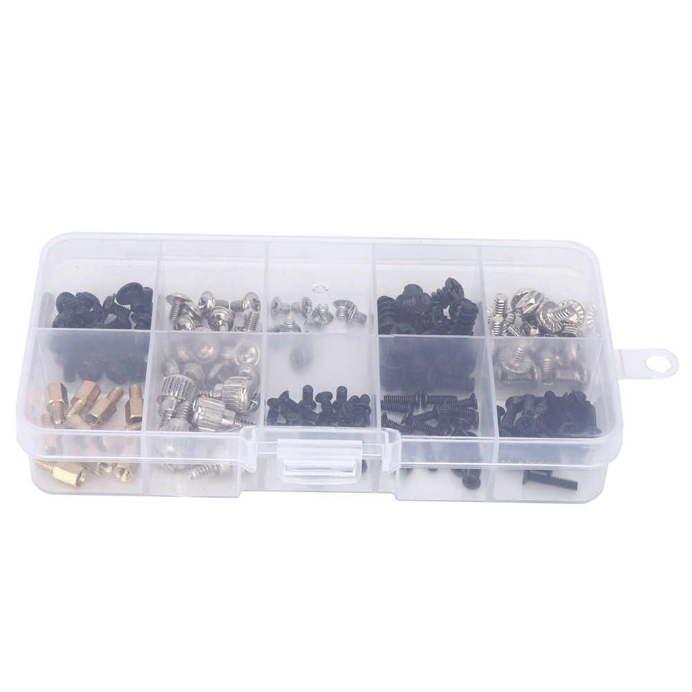 Packung Mit 165 Schrauben Und Distanzstücken Für Desktop-pcs Kb5/m2.5/m3/m3.5 Aus Edelstahl 304