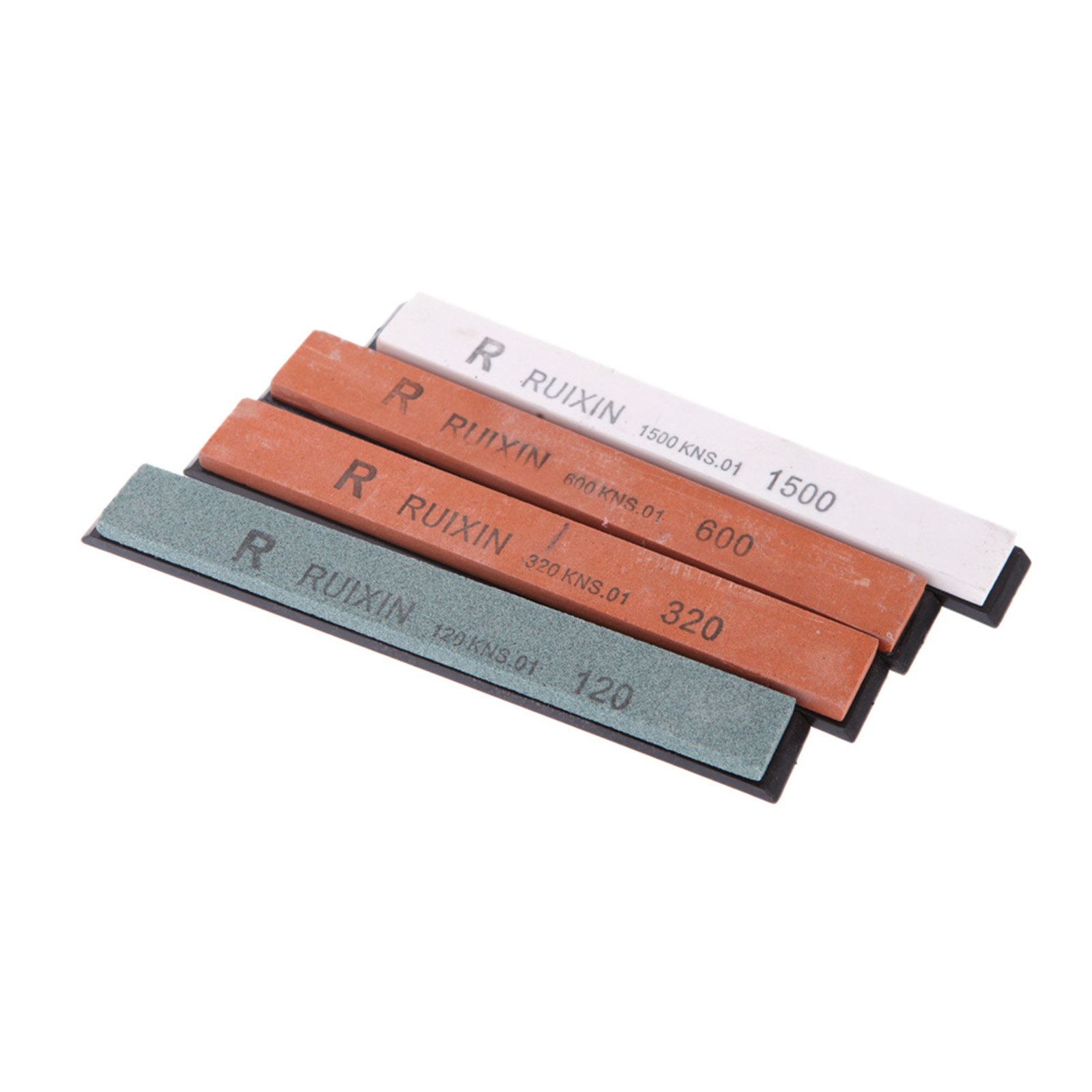 4-teiliges Schleifstein-set (körnung 120, 320, 600, 1500) – Wasserstein, Wetzstein Für Küchenmesser Und Scheren – Professioneller Messerschärfer – Fein, Mittel, Grob – Messerschleifstein