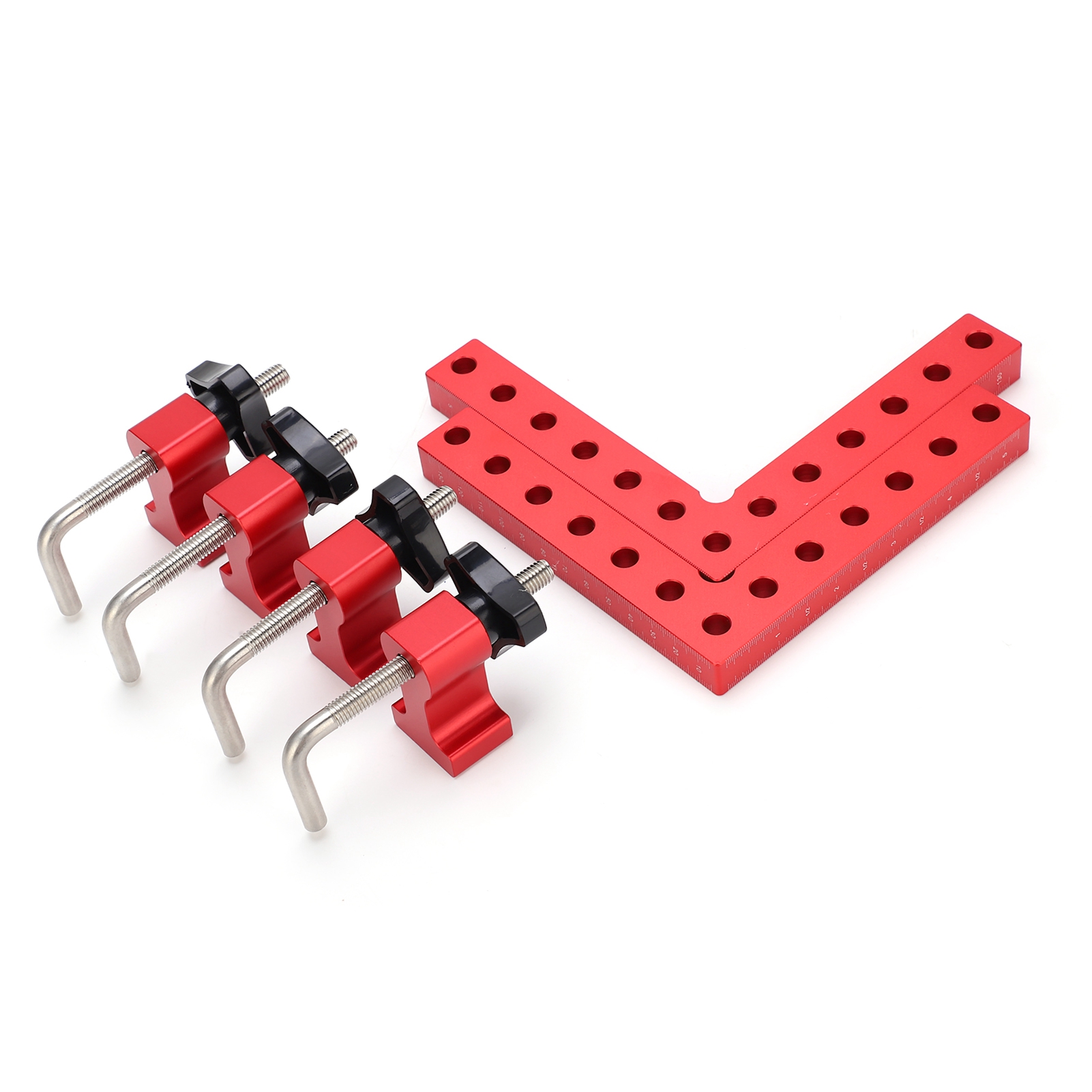 90°-winkel-positionierwinkel-set Aus Aluminiumlegierung, Messwerkzeug, Winkelklemme