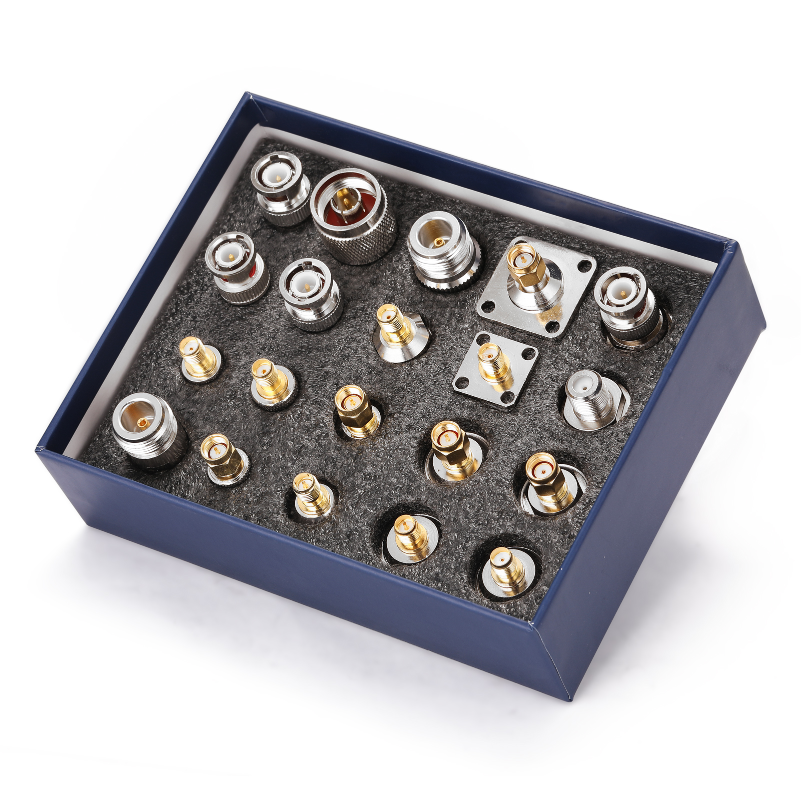 20-in-1 Multifunktionales Hochfrequenz-messwerkzeugset, Vielseitige Sma-j- Und Sma-k-adapter, Verschiedene Typ-n-zu-sma-, Bnc-zu-sma- Und Tnc-zu-sma-hochfrequenzstecker, Sortiment An Adaptern