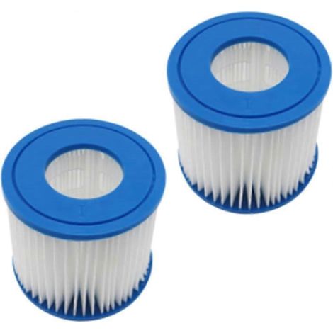 Set 2 Filtre De Apa Kkvogmle Pour Pompe Bestway 58381, Pvc, 78x88mm