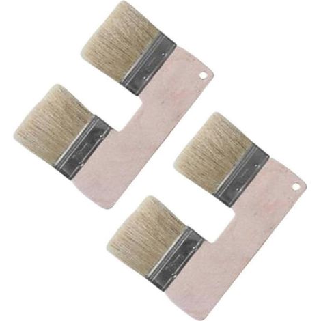 Stück 3-zoll-kunstmalpinsel, Doppelköpfiger Pinsel, Borstenpinsel, Flachpinsel, Pinsel Für Hervorragende Farbwiedergabe Und Strukturierung