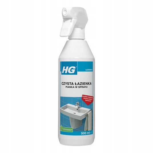 Hg Professional Duschkabinen-reinigungsschaum 500 Ml