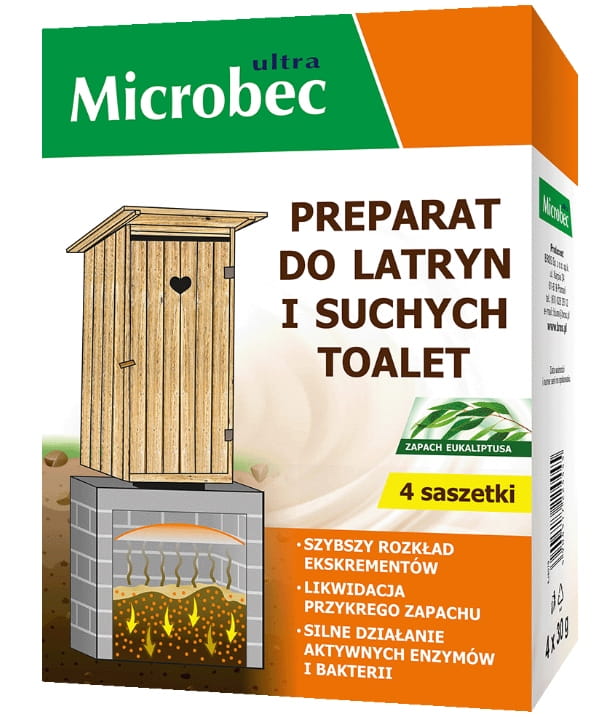 Microbec Ultra Präparat Für Latrinen Und Trockentoiletten 4 X 30 G