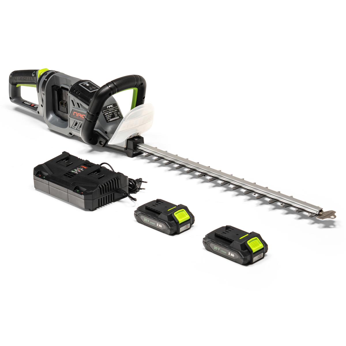 Nac 2x20v 2 Ah Akku-heckenschere 50 Cm