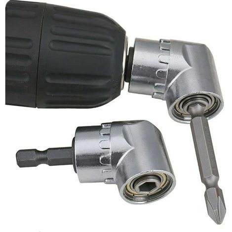 105-grad-winkeladapter Für Schraubendreher, Geeignet Für 1/4-zoll-6,35-mm-sechskantschraubendreher. Verbindet 1/4-zoll-sechskantschraubendreher Und Schraubendreher.