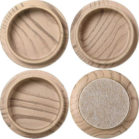 Filz-bodenrollen, 60 Mm (2,4 Zoll), Rutschfester Bodenschutz, 4 Stück