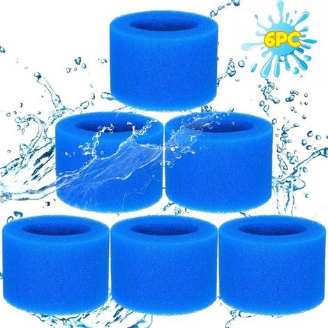 6 Pièces Types Vi Cartouches De Filtre À Éponge Pour Piscine Filtre Lay-z Spa-pompe. Filtre De Jacuzzi