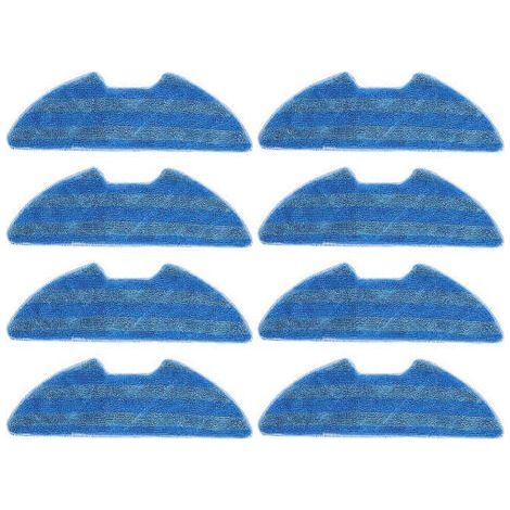 Ensemble De 8 Chiffons De Nettoyage Pour Aspirateurs Gutrend Lens 610, Vision 730, Echo 520 Et Iclebo G5, Pour Des Performances Optimales.
