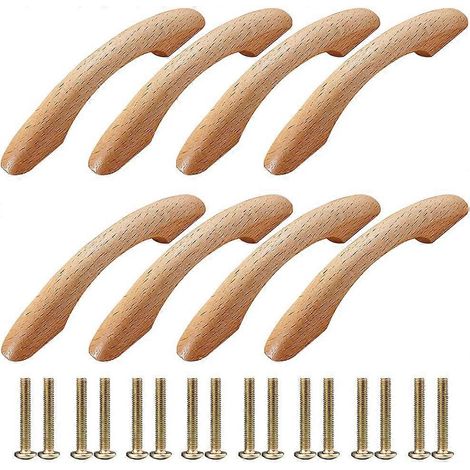Möbelgriffe, Türgriffe, Schrankgriffe, Gebogene Griffe, Küchenmöbelgriffe, Schubladengriffe Mit 16 Schrauben Für Türen