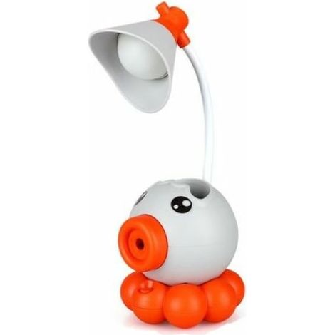 Gelbe Schreibtischlampe, Hübsche Achteckige Led-schreibtischlampe, Faltbar Und Multifunktional Mit Integriertem Ladegerät.