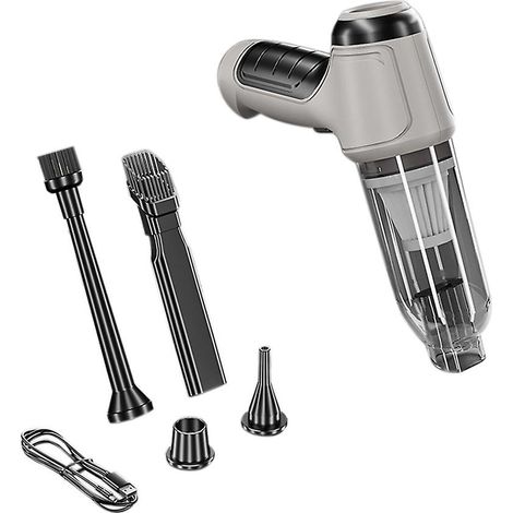 3-in-1 Akku-autostaubsauger, Haartrockner Und Staubsauger Für Zuhause Und Auto – Mini-multifunktionsstaubsauger
