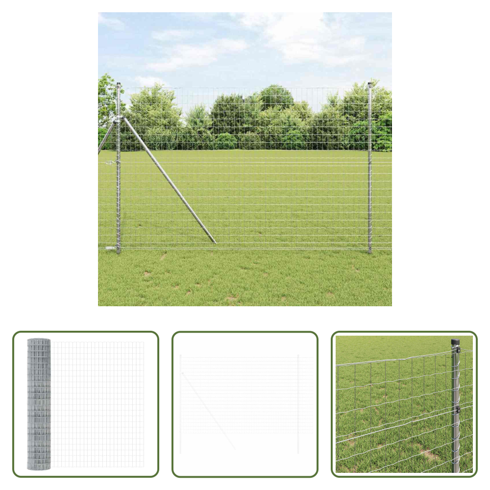 Pvc-beschichtetes Eisen - Eurozaun 1,6 X 10 M Pvc-beschichtetes Eisen