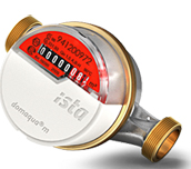 Wohnungswasserzaehler 16095 110mm 3/4"ag 90gr.incl.ersteichung O.verschrbg