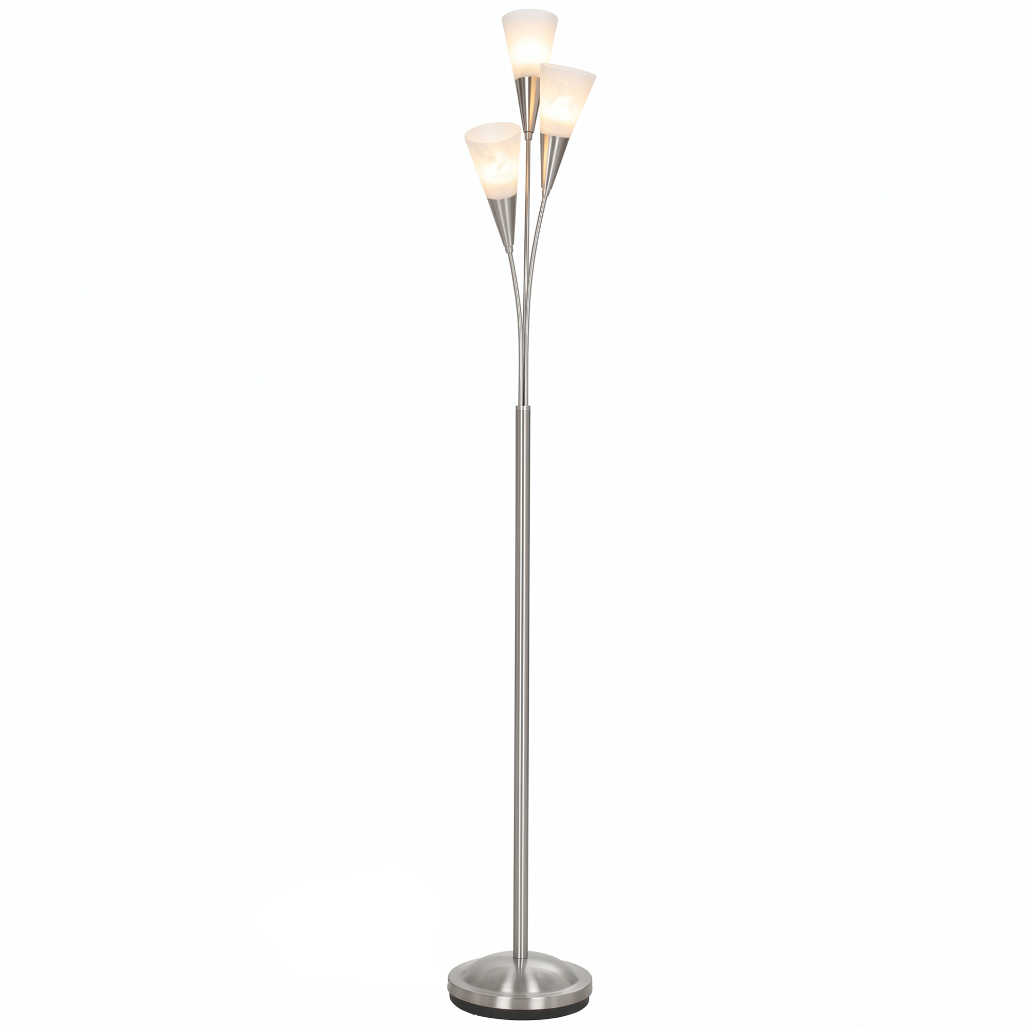Design-stehlampe, Modernes Design, 26 X 26 X 166 Cm, Silber