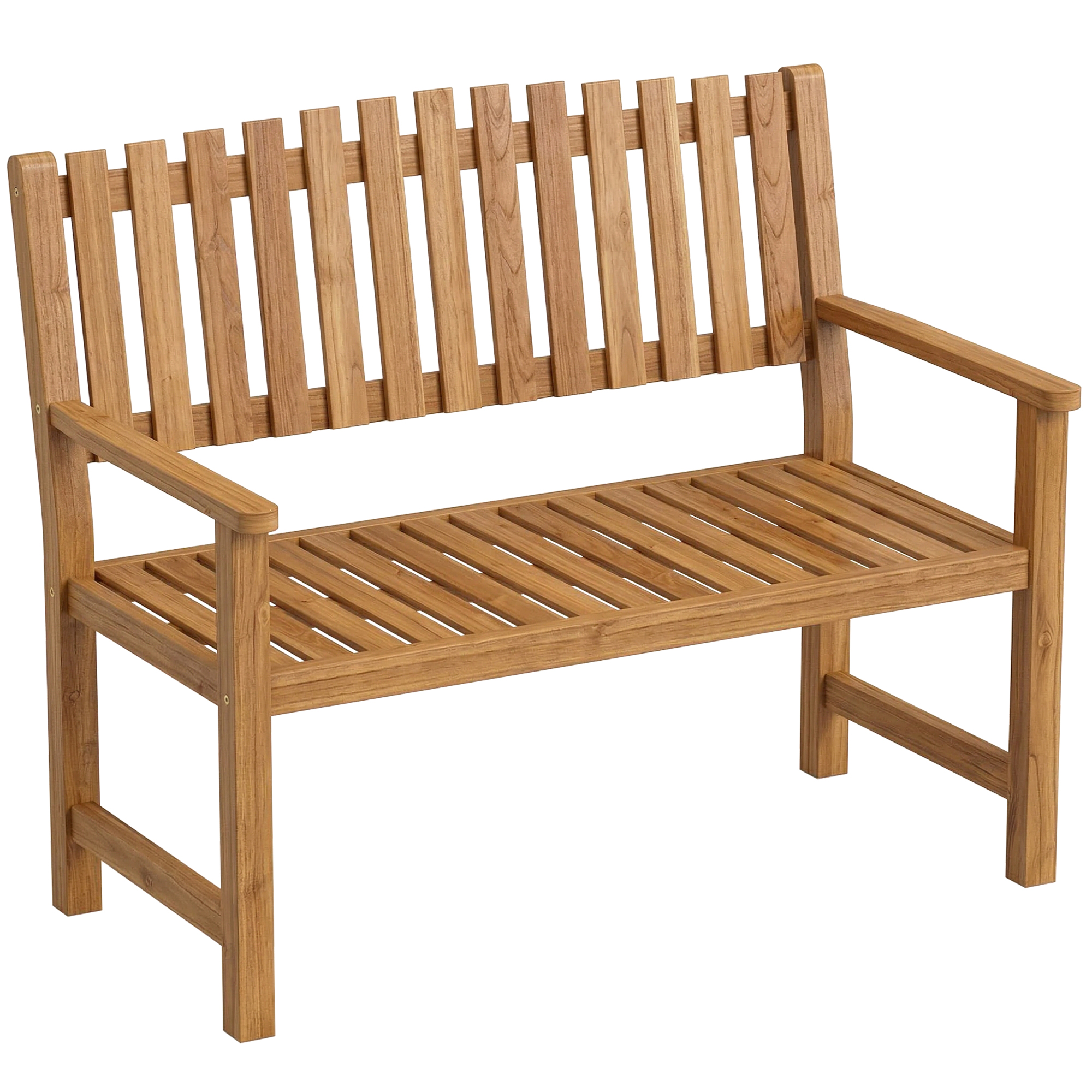 Gartenbank, 2 Sitzer, 112 X 64 X 92 Cm, Natur