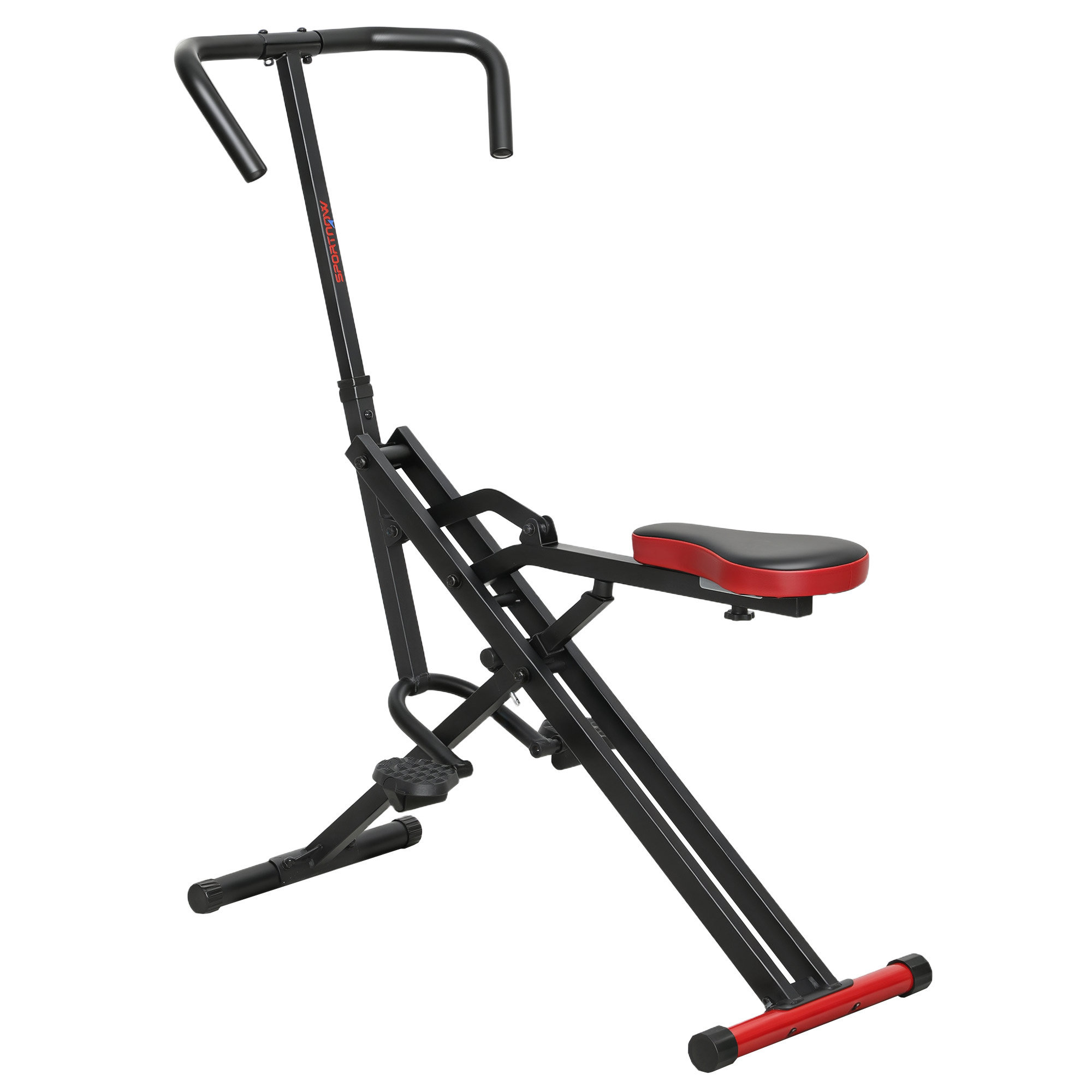 Kraftmaschine, Verstellbar, 105 X 57 X 115 Cm, Schwarz Und Rot