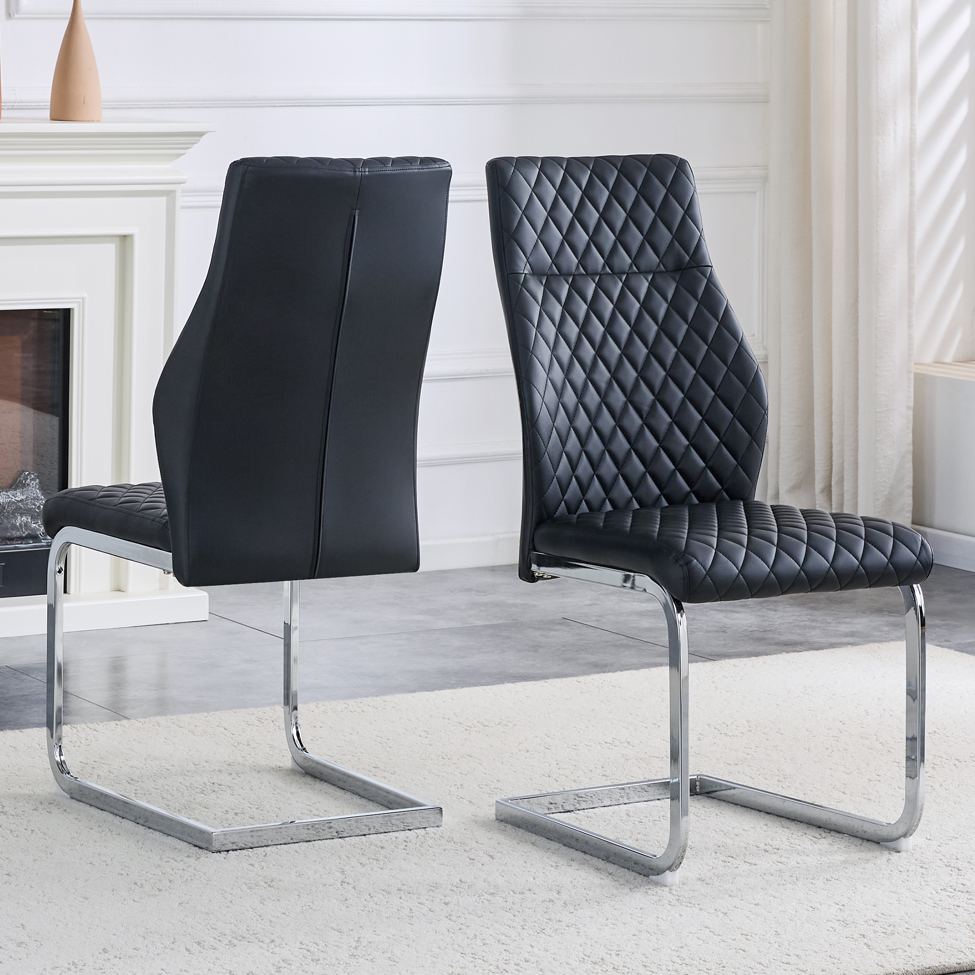 Bankkissen, 2er-set, 43 X 63 X 100 Cm, Schwarz Und Silber