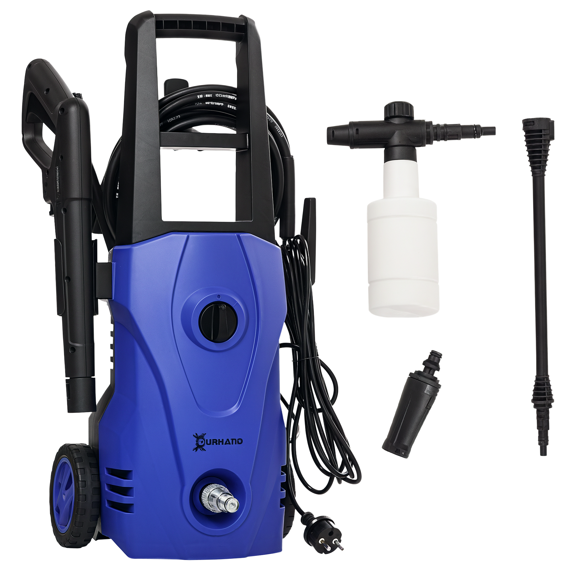 Hochdruckreiniger 1600 W, 130 Bar, 23,5 X 27 X 68 Cm, Blau Und Schwarz