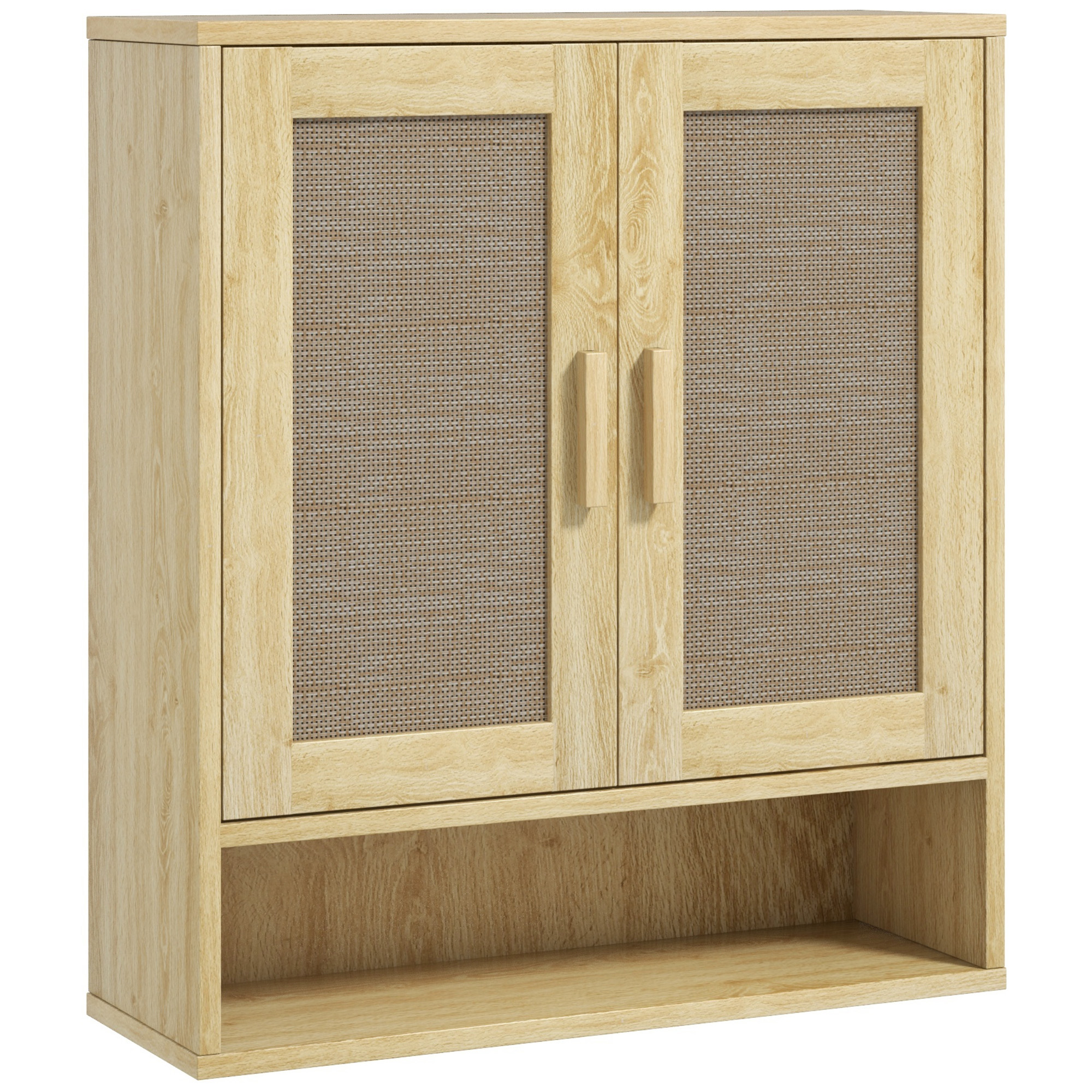Badezimmermöbel, Mit Regalen, 59 X 20 X 66,5, Eiche