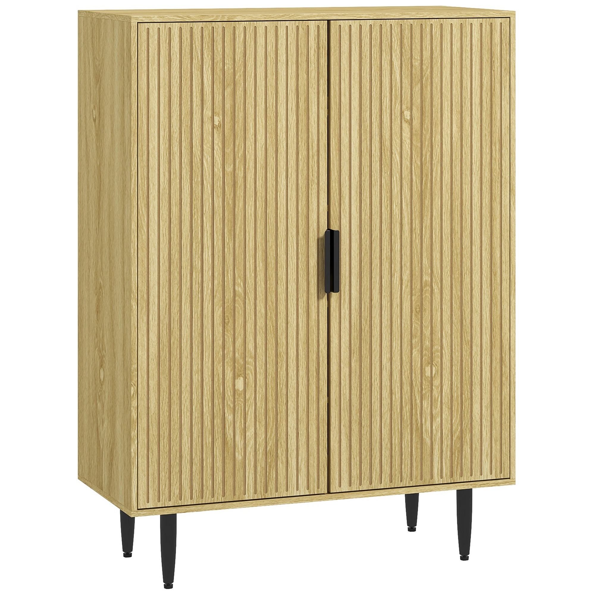 Schuhschrank Für 15 Paar, 80 X 38 X 110 Cm, Eiche