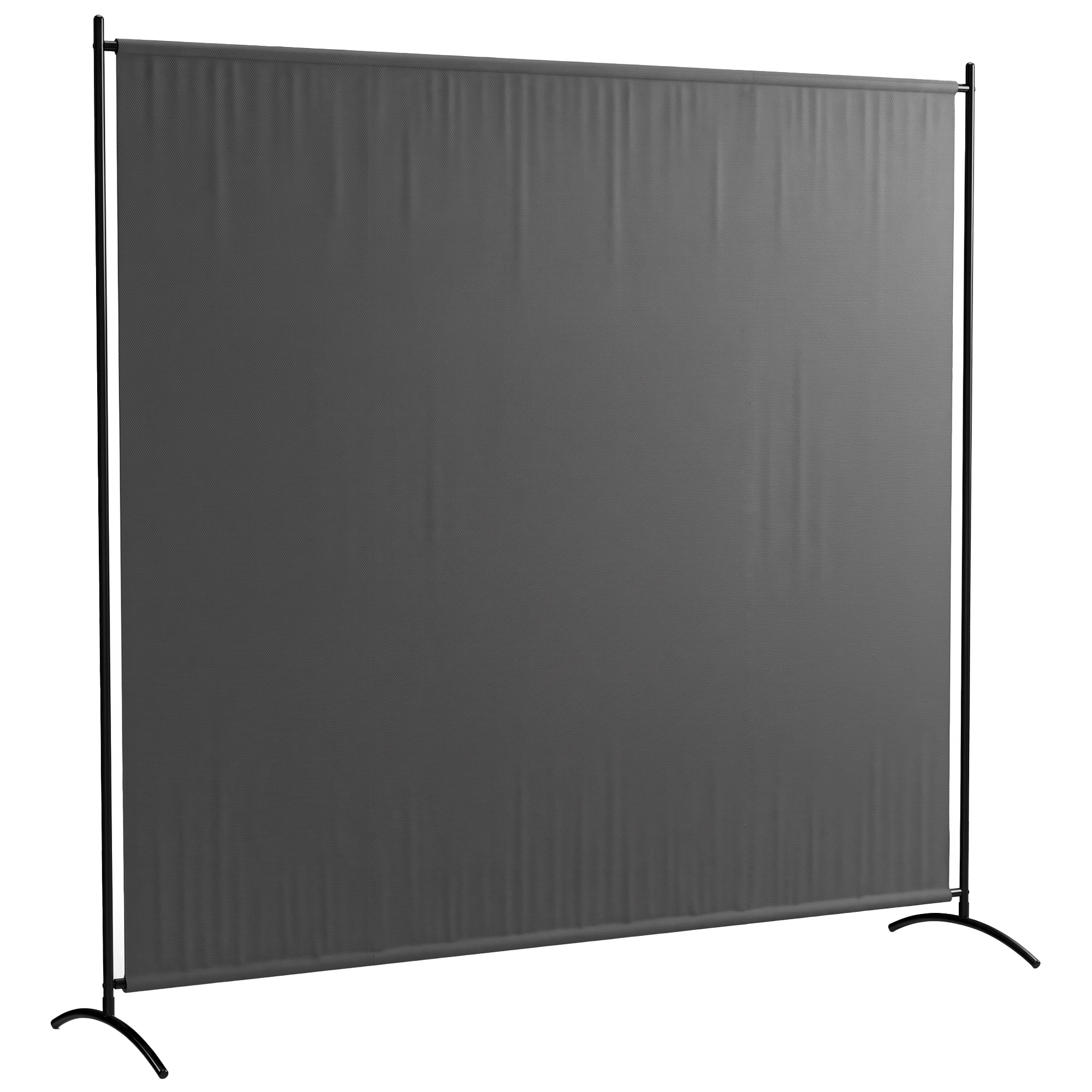 Klappbarer Außenparavent, Raumteiler, 180 X 50 X 180 Cm, Dunkelgrau