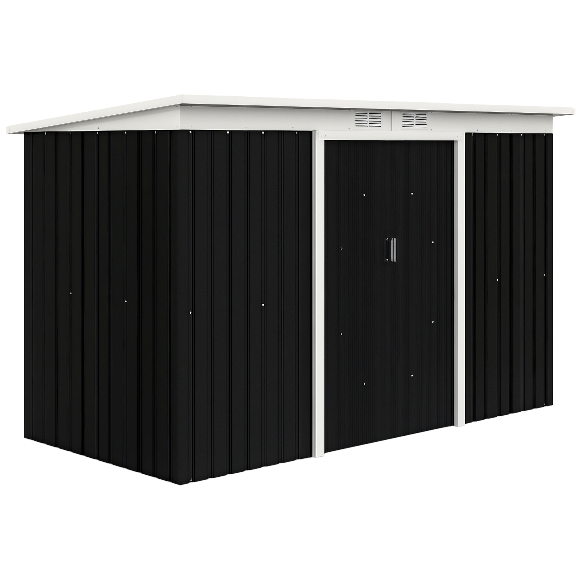 Gartenhaus, 280 X 130 X 172 Cm, Dunkelgrau