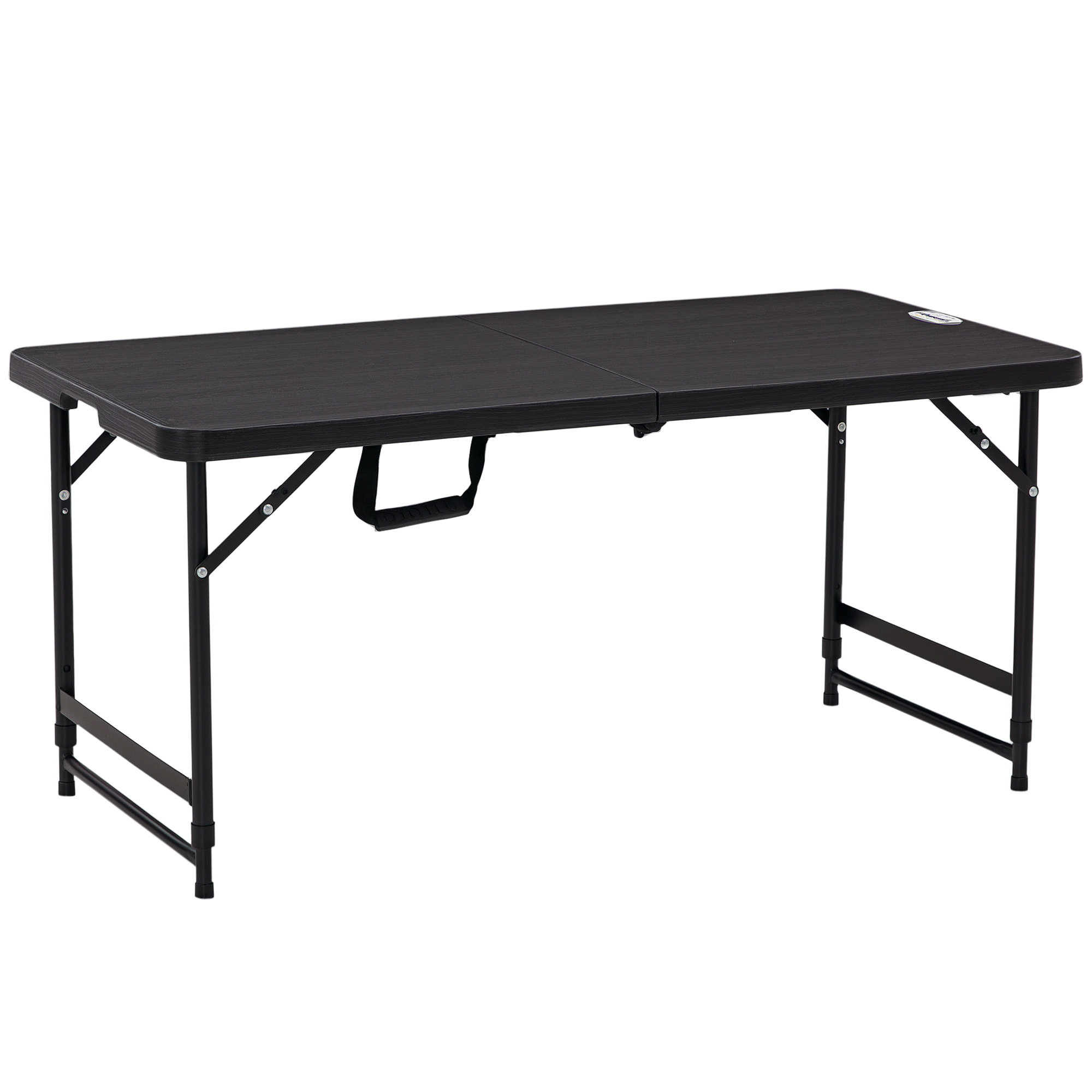 Klappbarer Gartentisch, 4 Personen, 118 X 60 X 74 Cm, Dunkelgrau