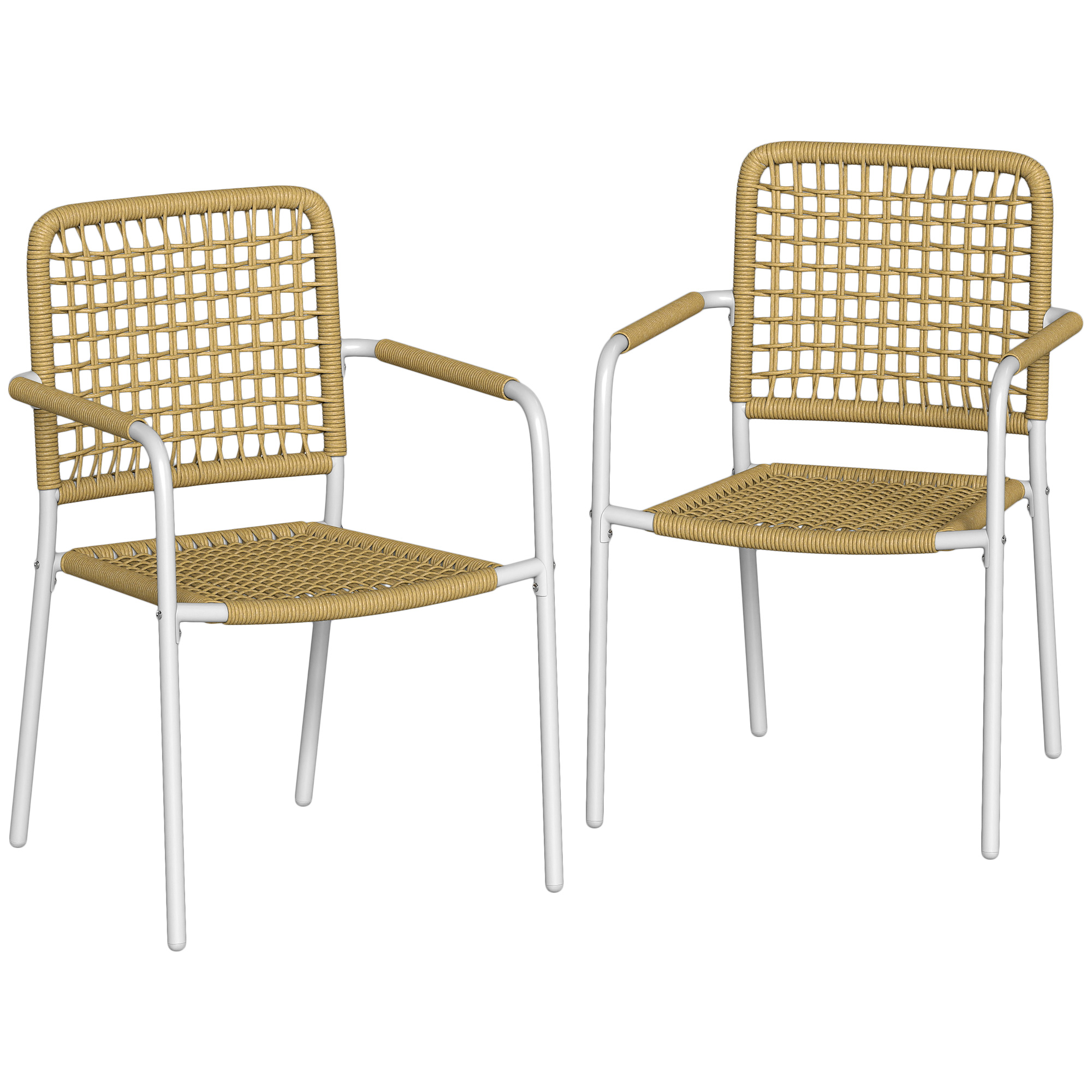 Stuhl, 2er-set, 57 X 55 X 82 Cm, Gelb