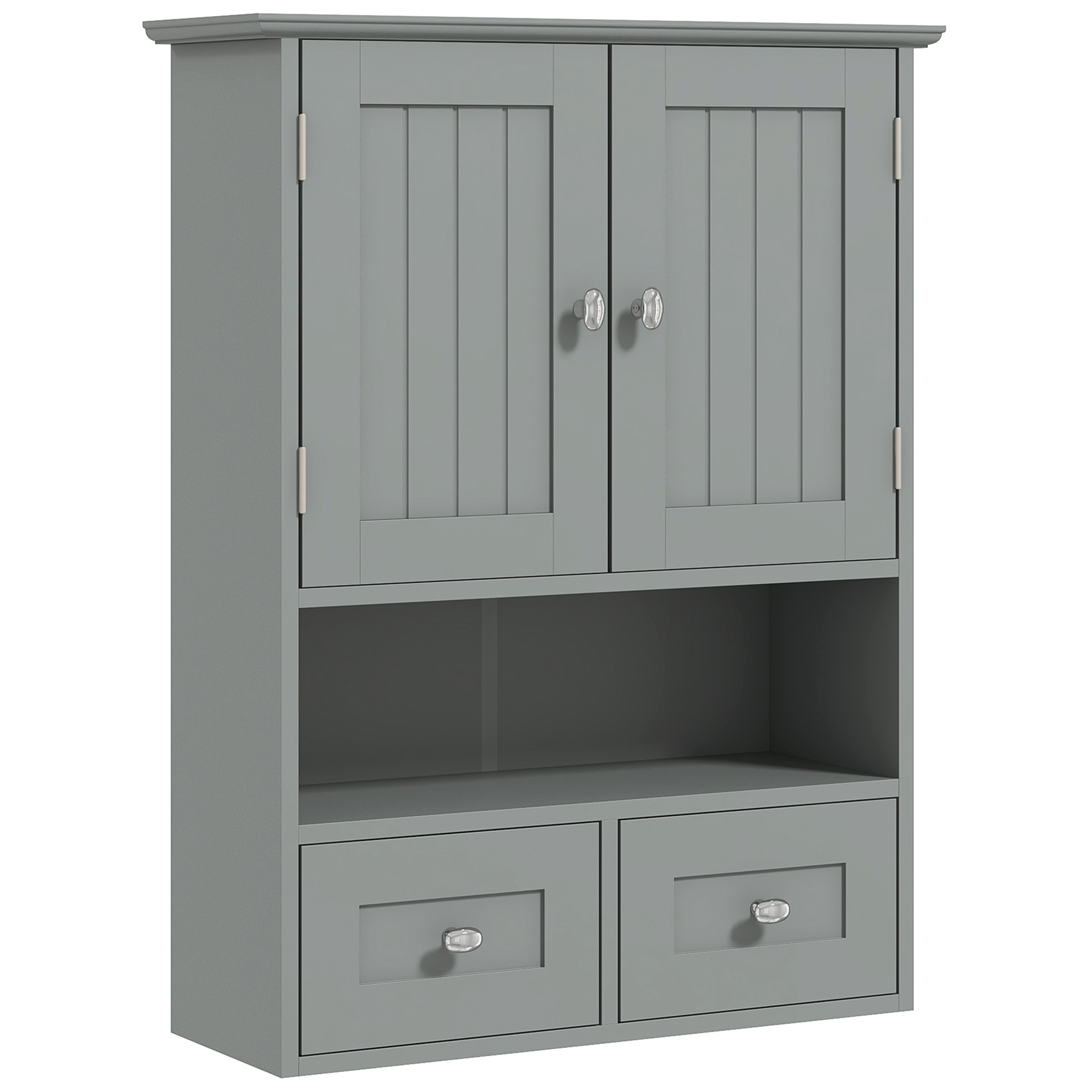 Badezimmer-wandschrank, Feuchtigkeitsbeständig, 50,8 X 17,8 X 66 Cm, Grau