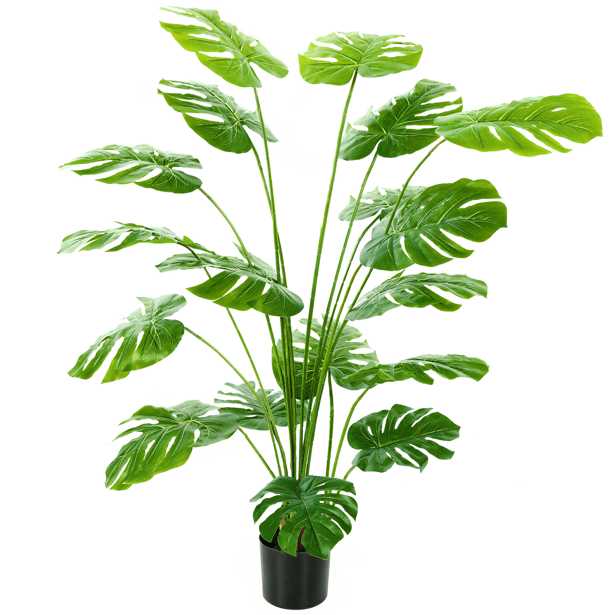 Künstliche Monstera, Topf Inklusive, 17 X 17 X 150 Cm, Grün