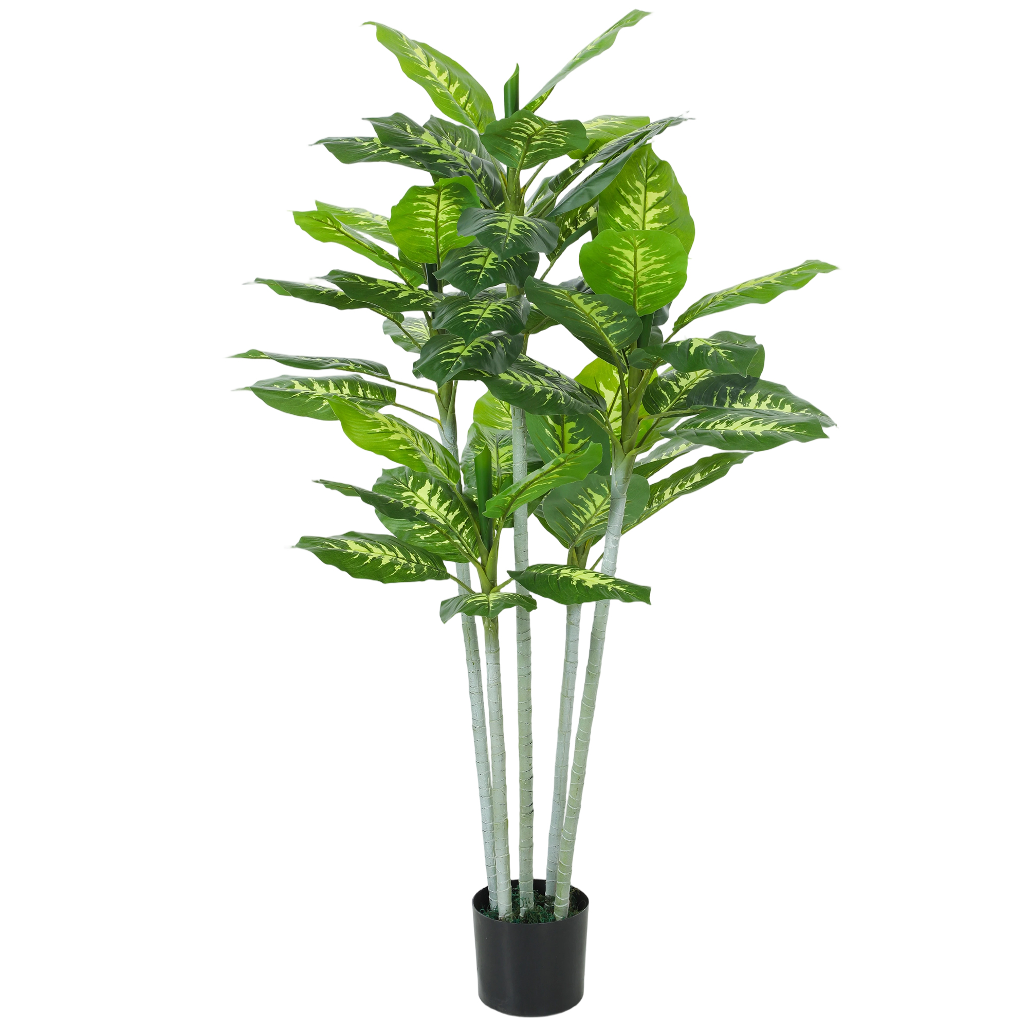 Künstliche Calathea, 53 Blätter, 17 X 17 X 150 Cm, Grün