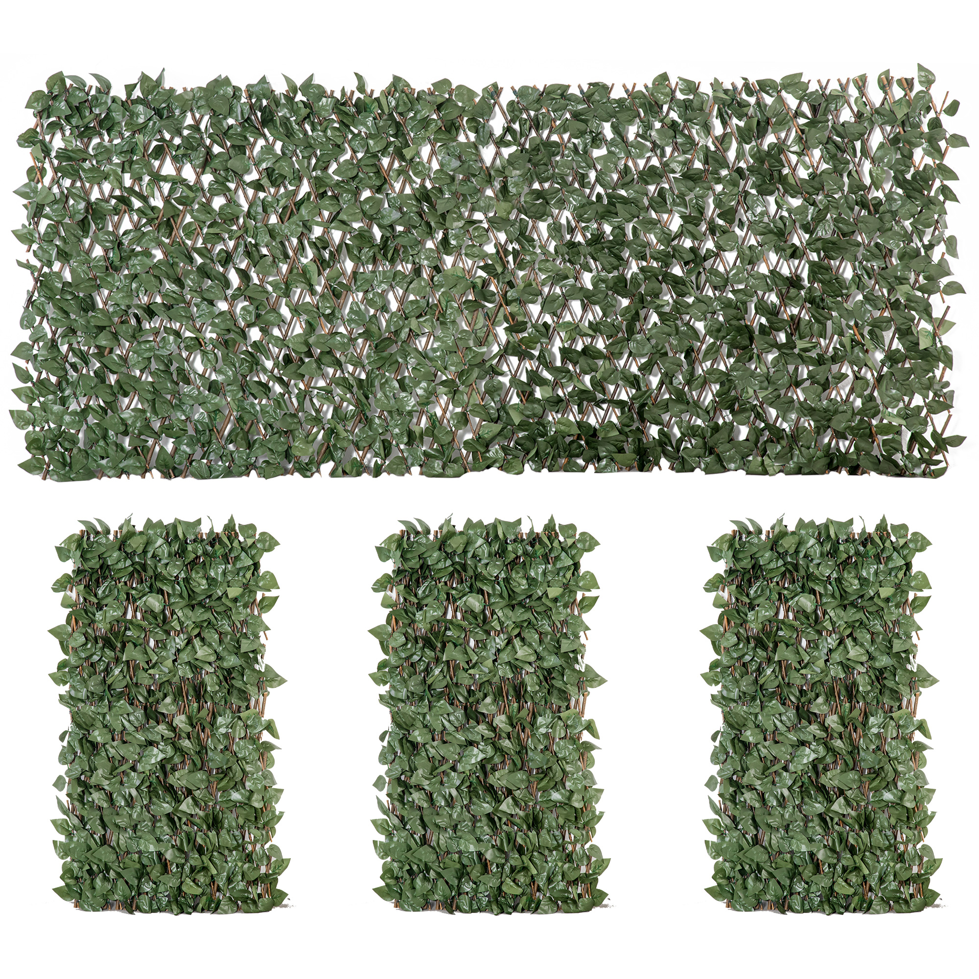 Künstliche Hecke, Uv-beständig, 200 X 100 X 5 Cm, Grün