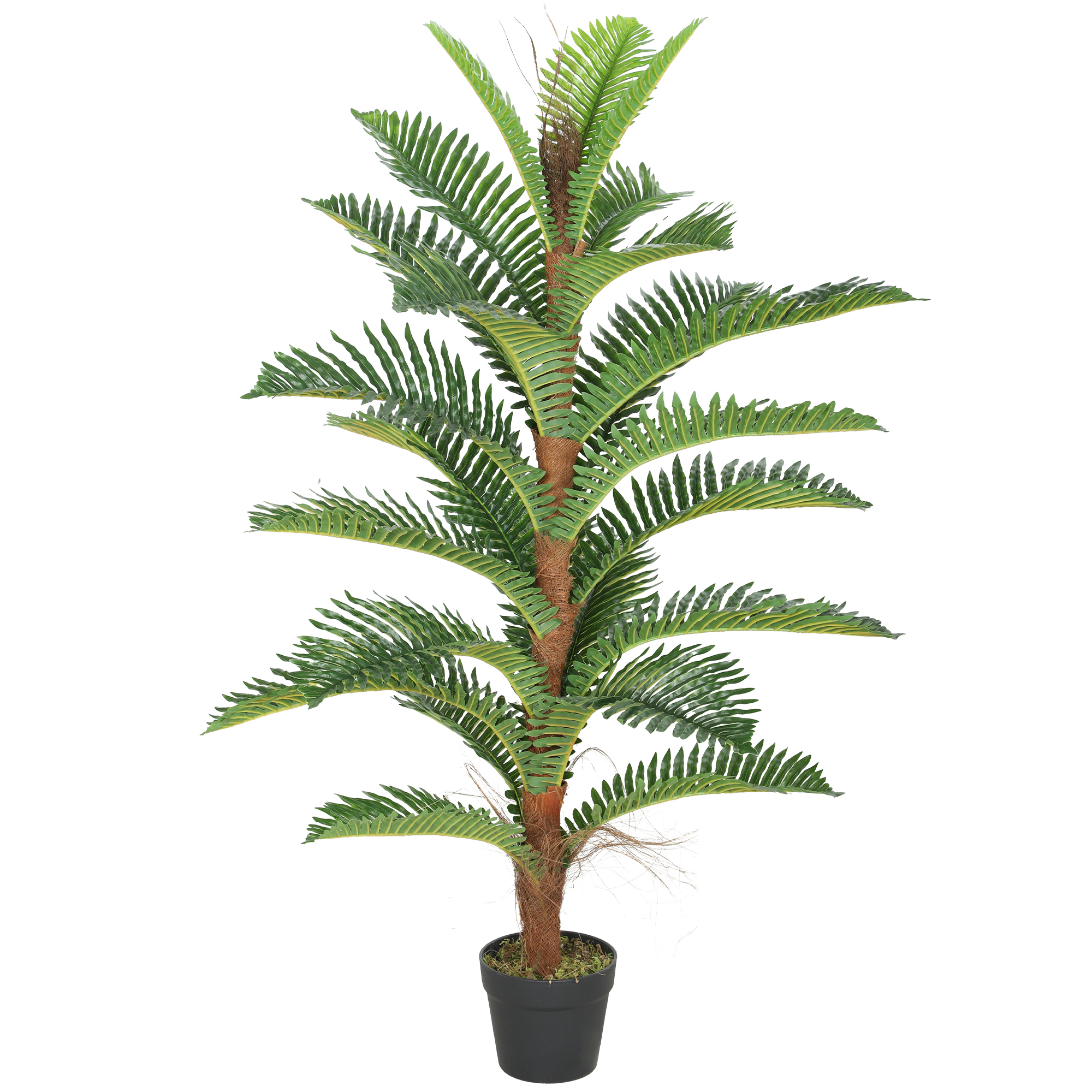Künstliche Palme, 24 Blätter, 16 X 16 X 120 Cm, Smaragdgrün