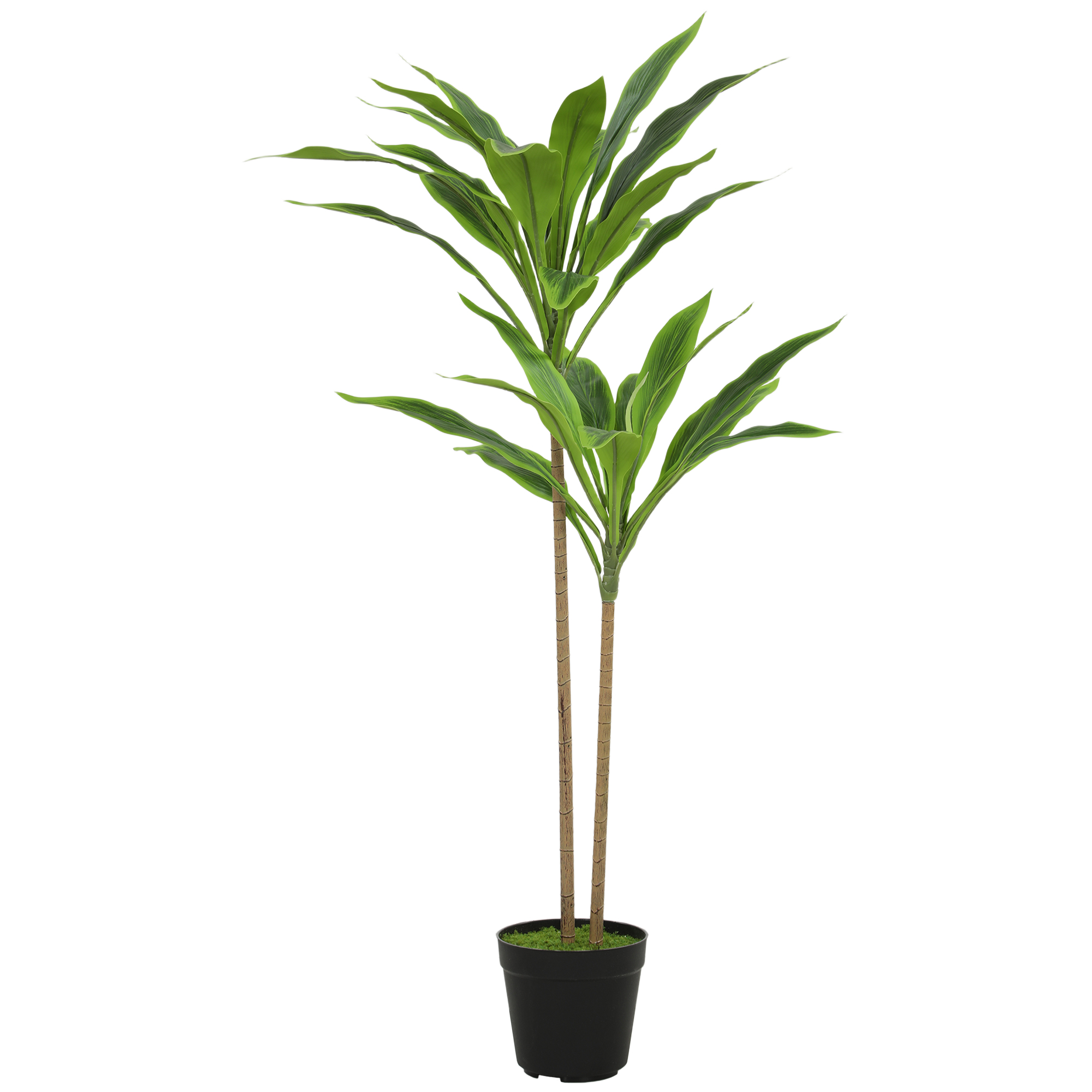 Künstliche Cordyline Im Topf, 13 X 13 X 90 Cm, Grün