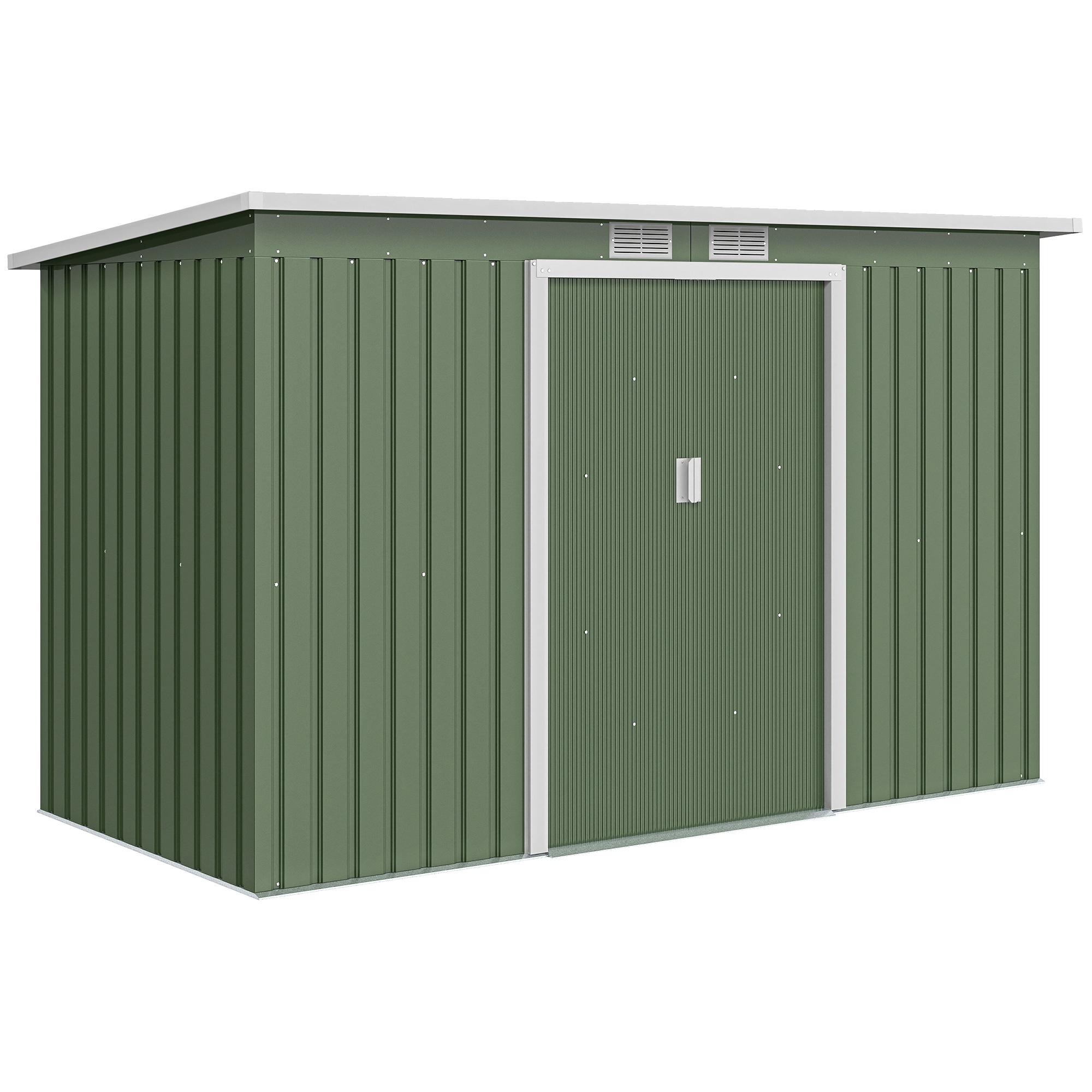 Gartenhaus, Schiebetür, 280 X 130 X 172 Cm, Grün