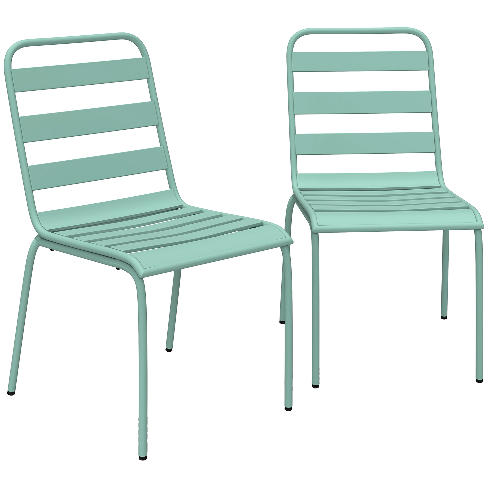 Gartenmöbel-set, 2er-set, 62 X 46 X 82 Cm, Grün