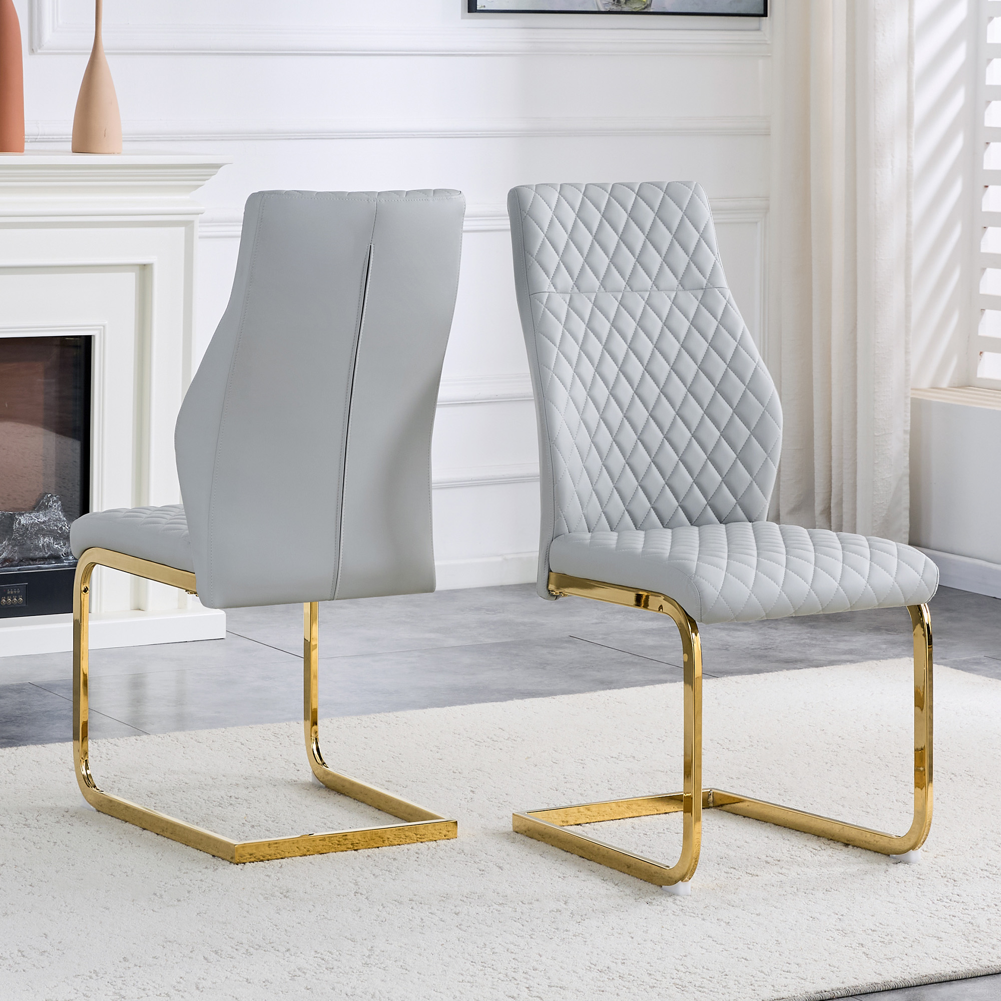 Bankkissen, 2er-set, 43 X 63 X 100 Cm, Gold Und Hellgrau