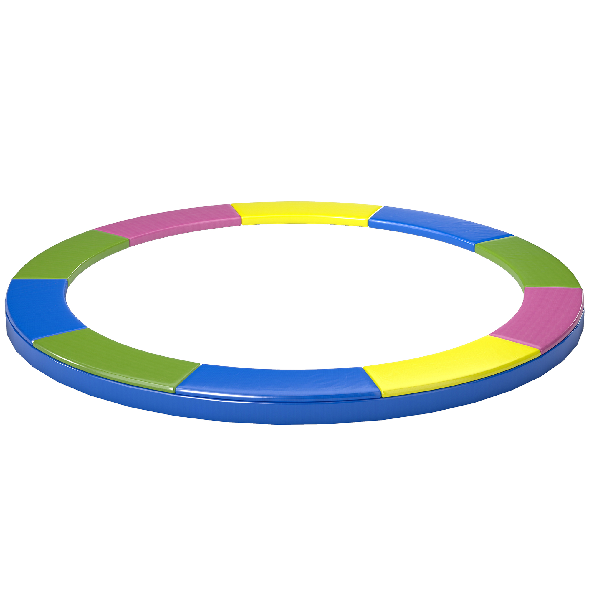 Schutzpolster Für Trampolin, Uv-beständig, 305 X 305 X 30 Cm, Mehrfarbig