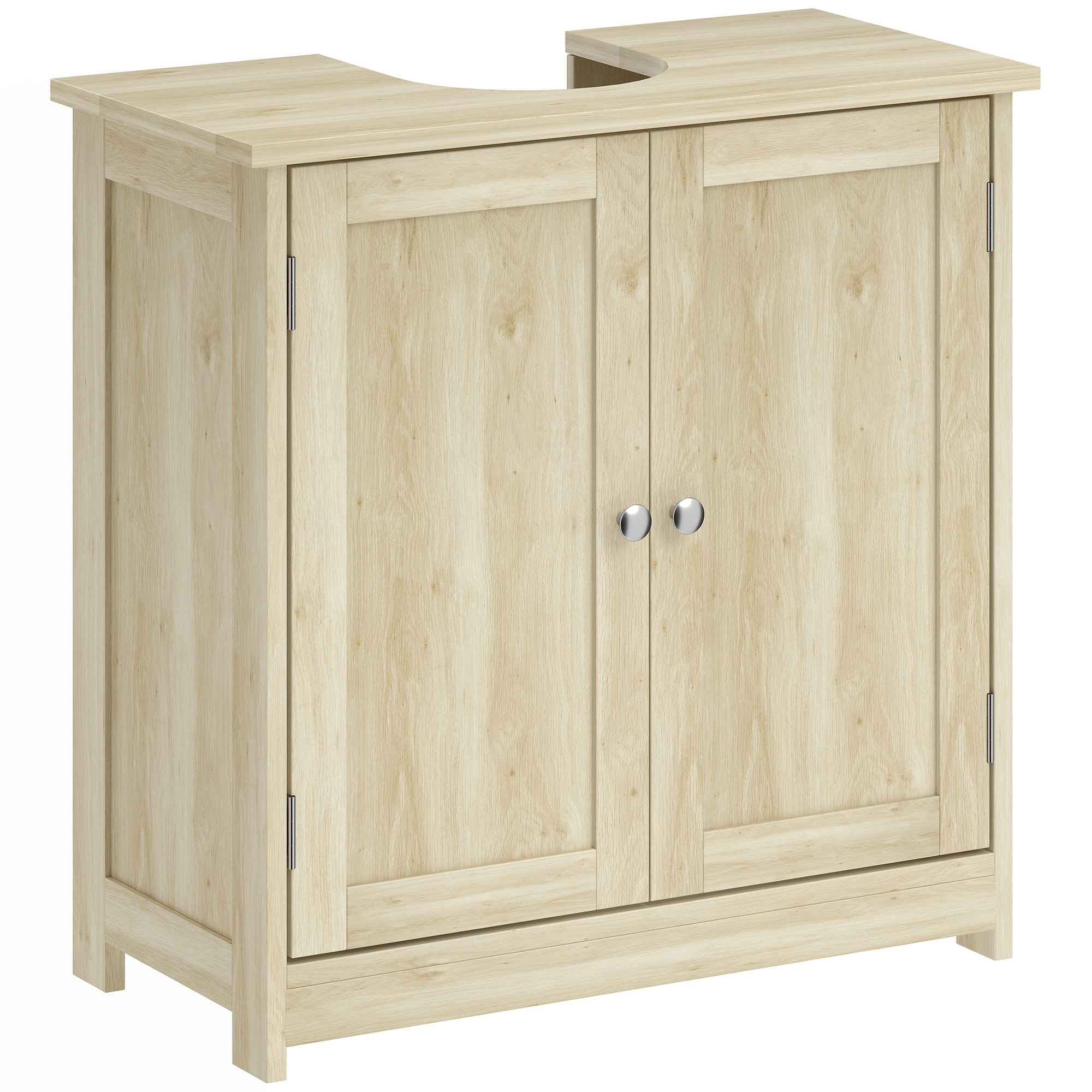 Waschbeckenunterschrank, 60 X 30 X 60 Cm, Eiche