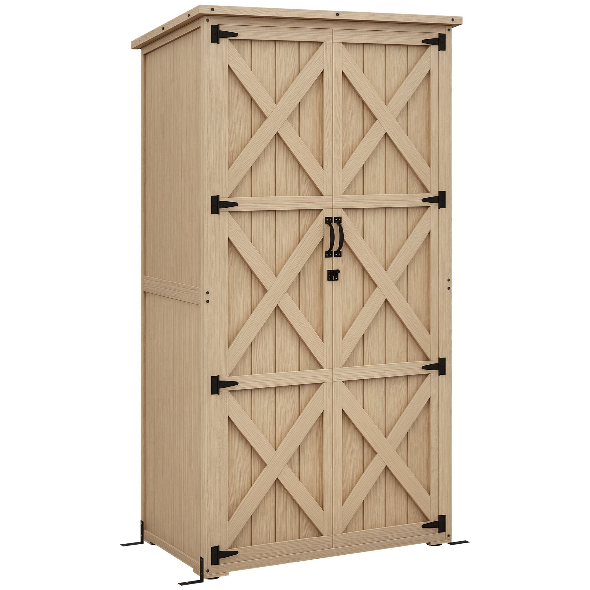 Gartenhaus, 90 X 54,5 X 168,5 Cm, Natur