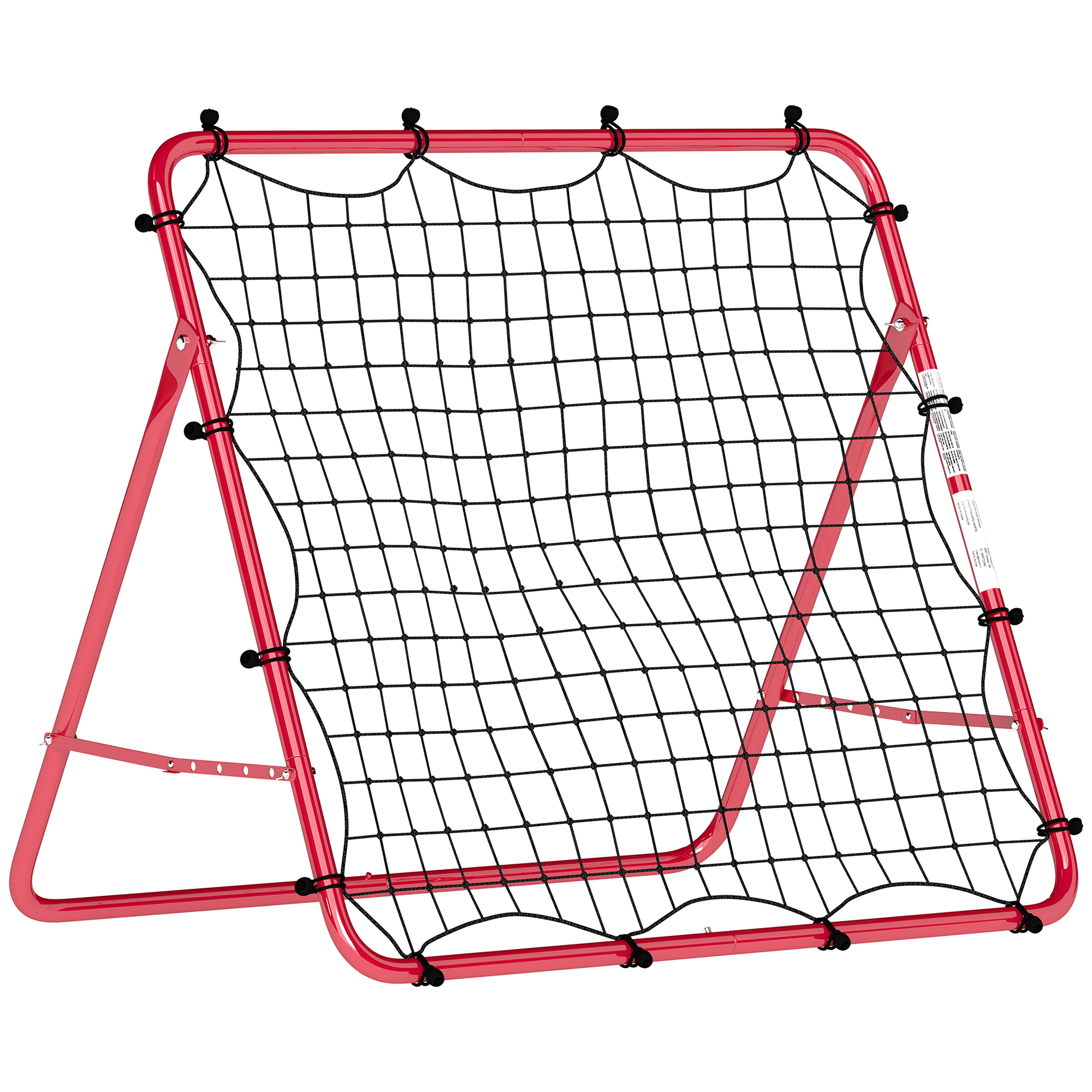 Fußball-rebound-netz, Doppelschicht, 103 X 72 X 89 Cm, Rot