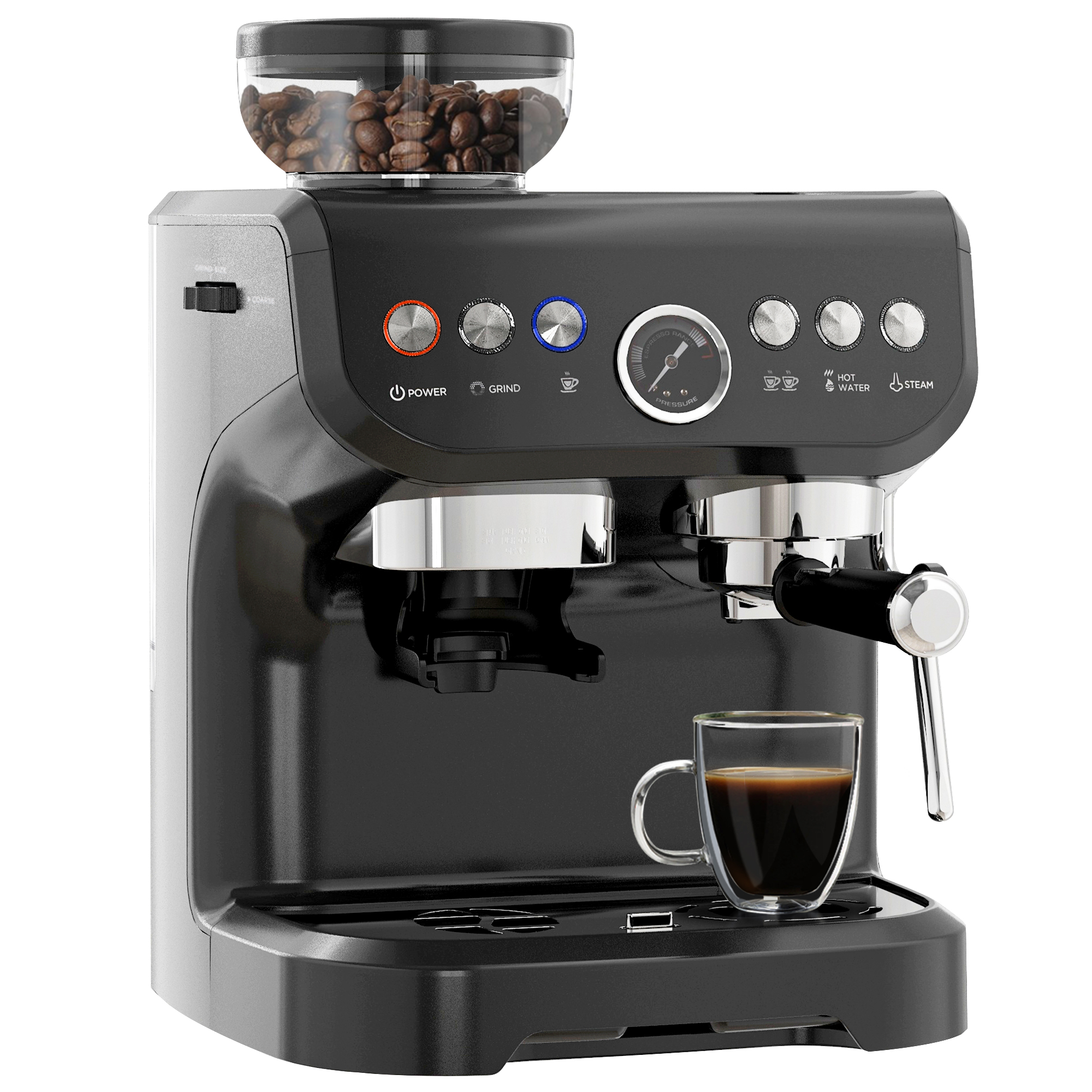 Espressomaschine 20 Bar, 31,1 X 30,8 X 41,5 Cm, Schwarz