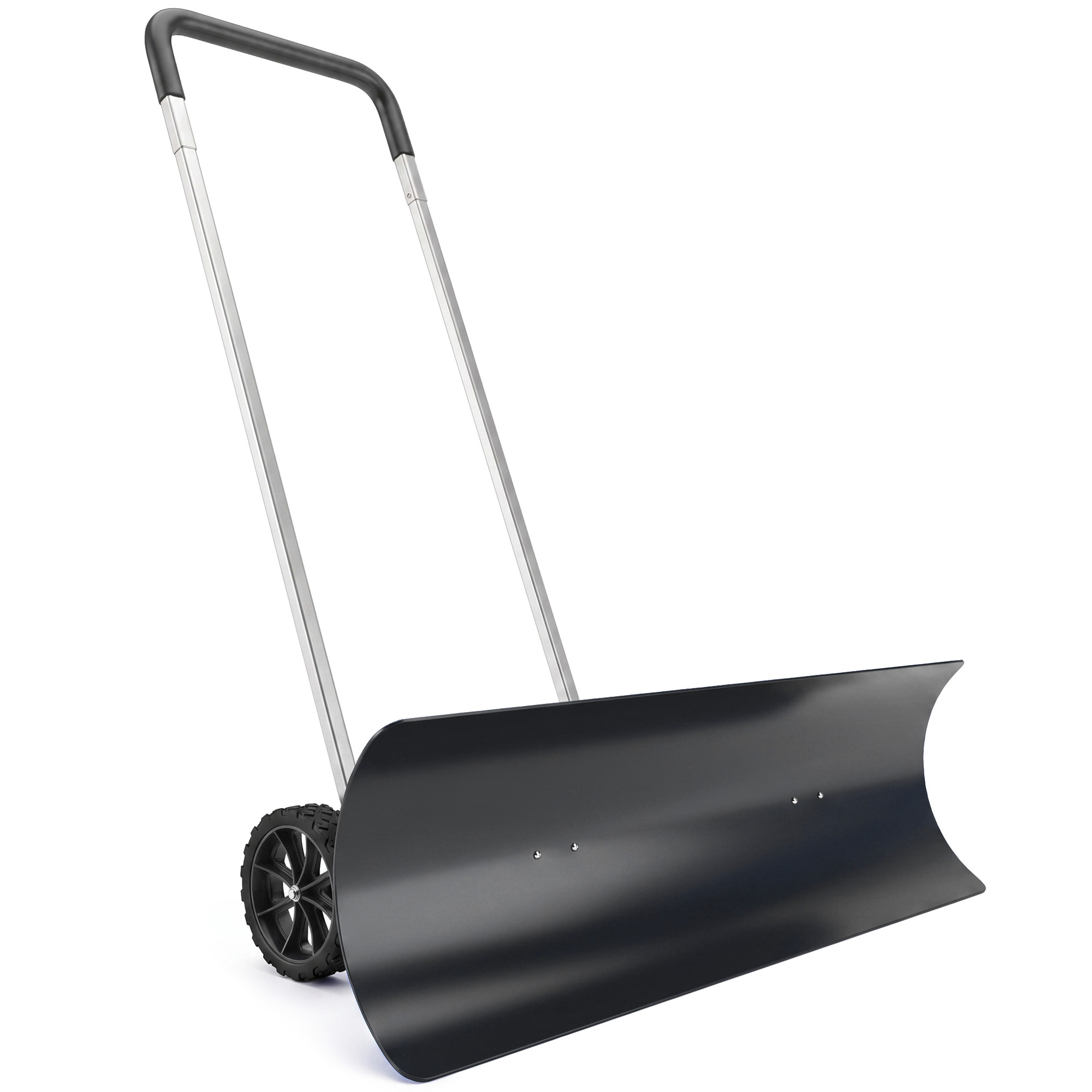 Schneeschaufel, Breit Und Ergonomisch, 95 X 60 X 122 Cm, Schwarz