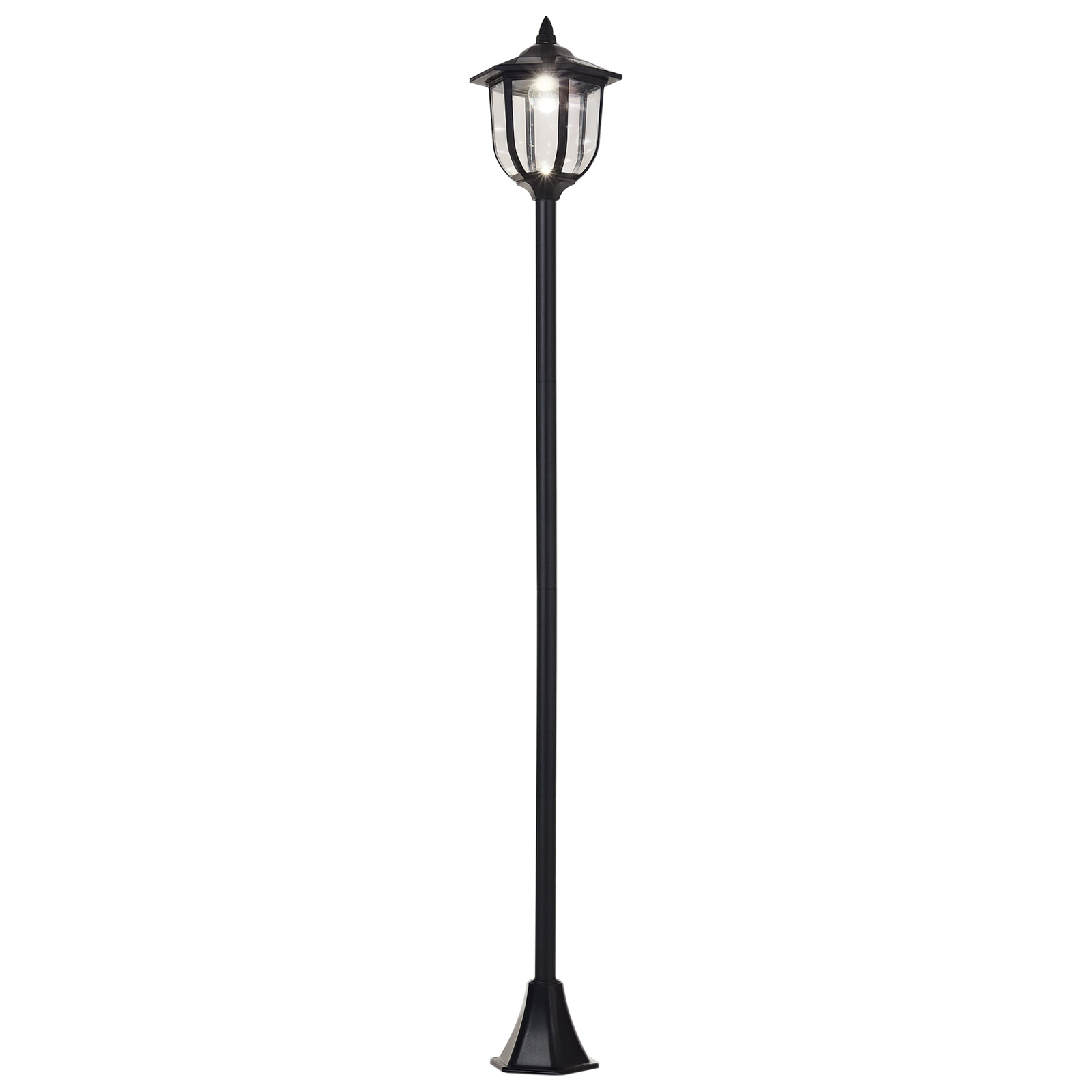 Solar-stehlampe, 26,5 X 26,5 X 177 Cm, Schwarz