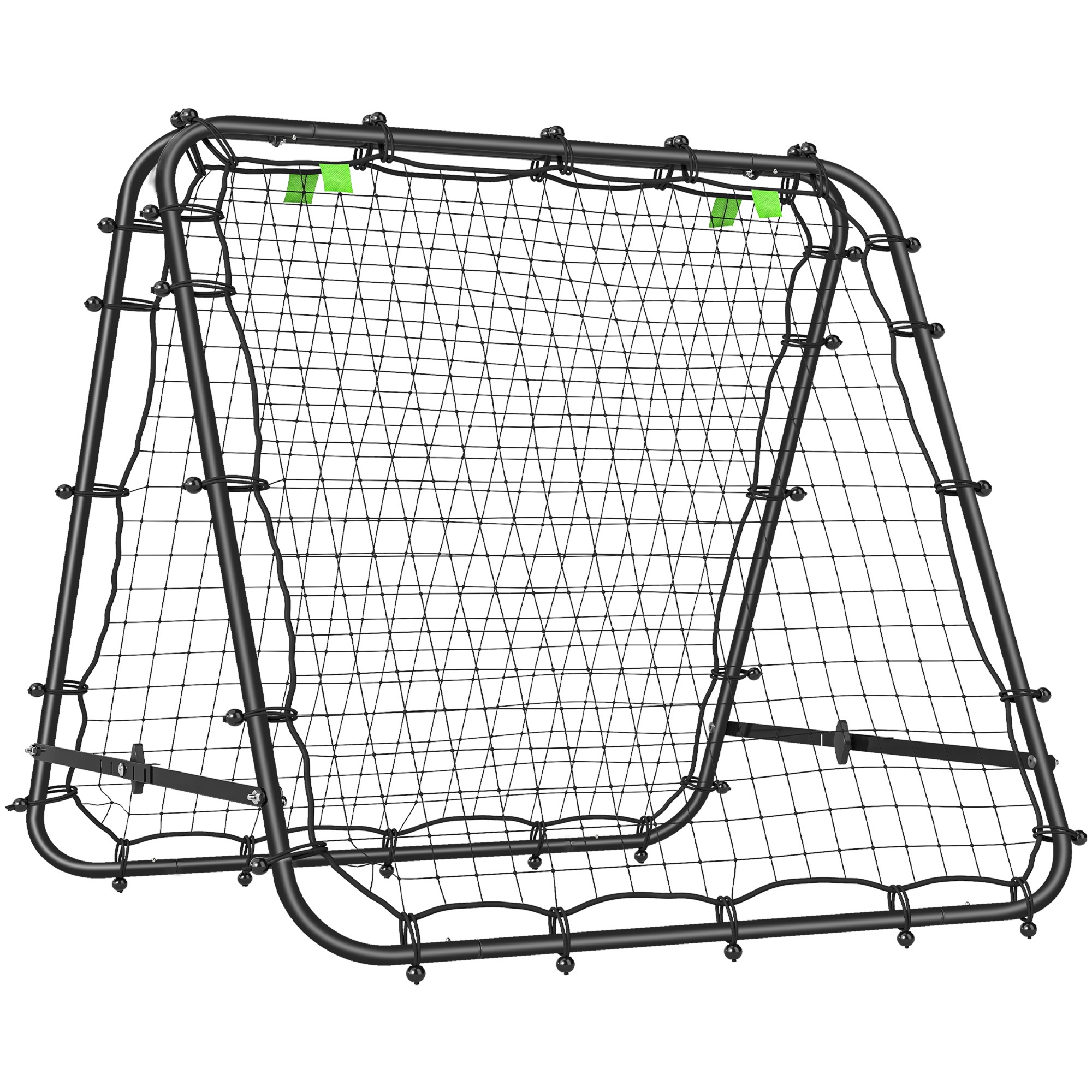 Fußballtor, Verstellbar, Klappbar, 100 X 95 X 90 Cm, Schwarz